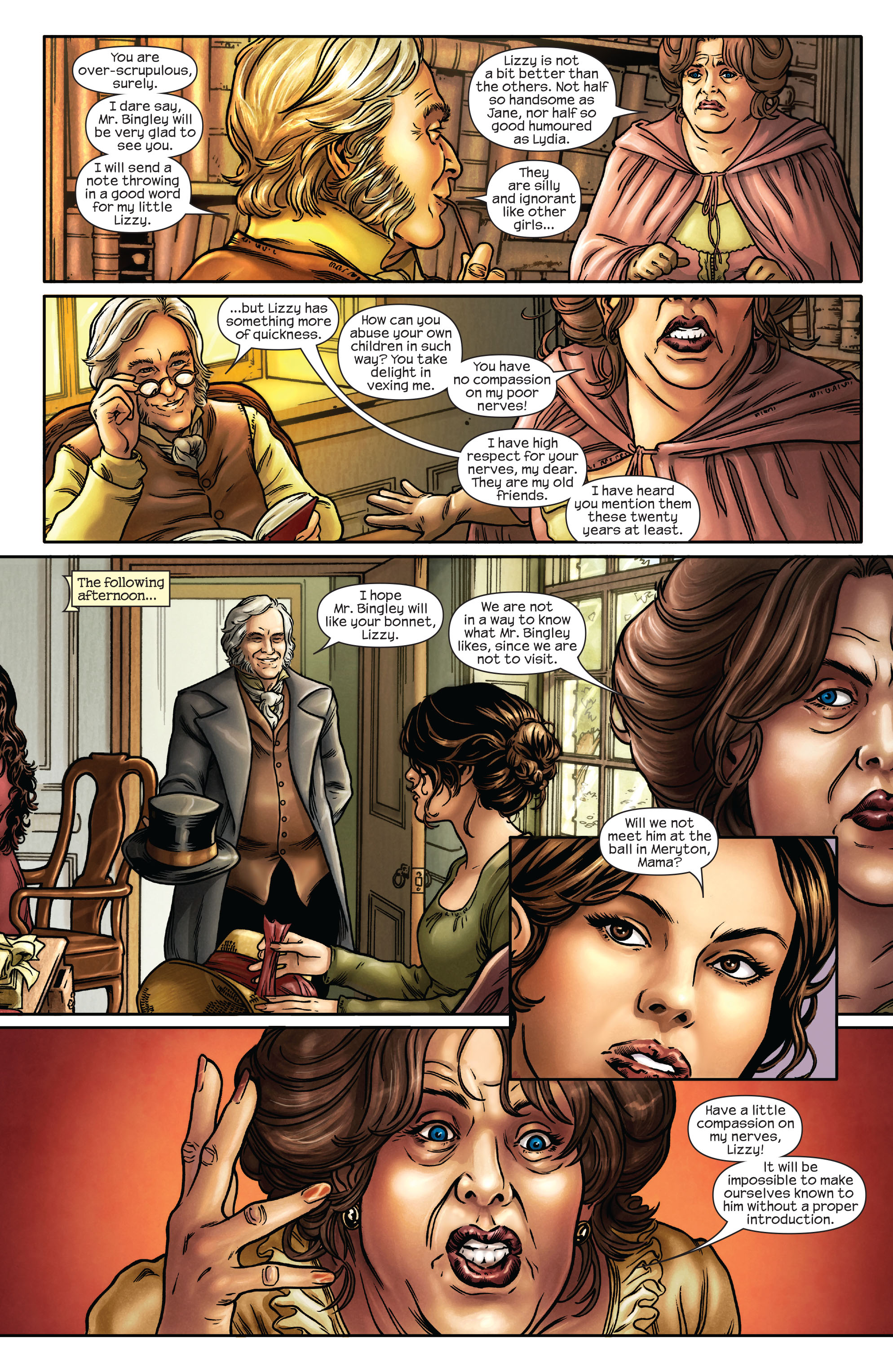 Read online Pride & Prejudice (2009) comic -  Issue #1 - 5