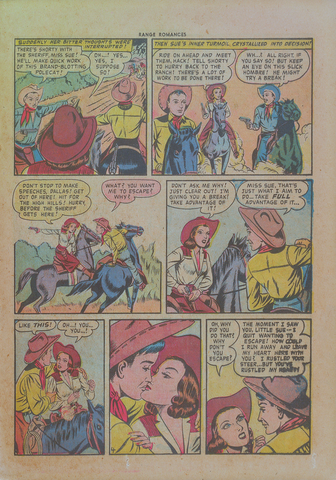 Read online Range Romances comic -  Issue #1 - 21