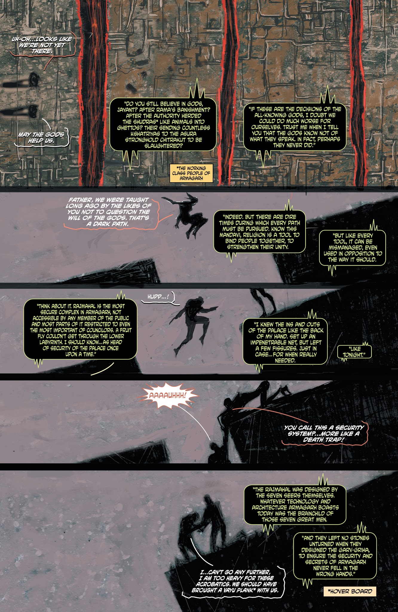 Read online Ramayan 3392 A.D. comic -  Issue #6 - 7