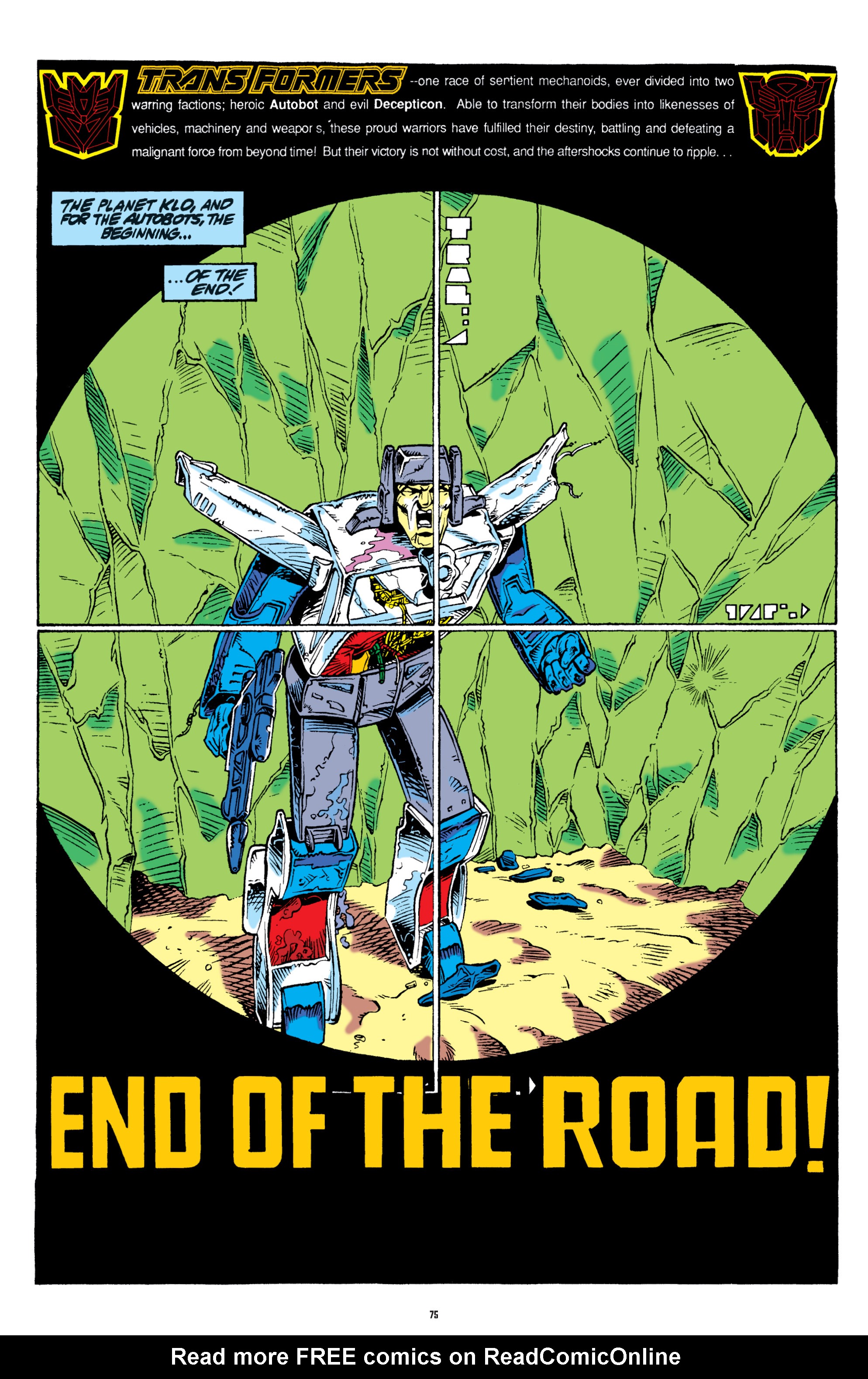 Read online The Transformers Classics comic -  Issue # TPB 7 - 75