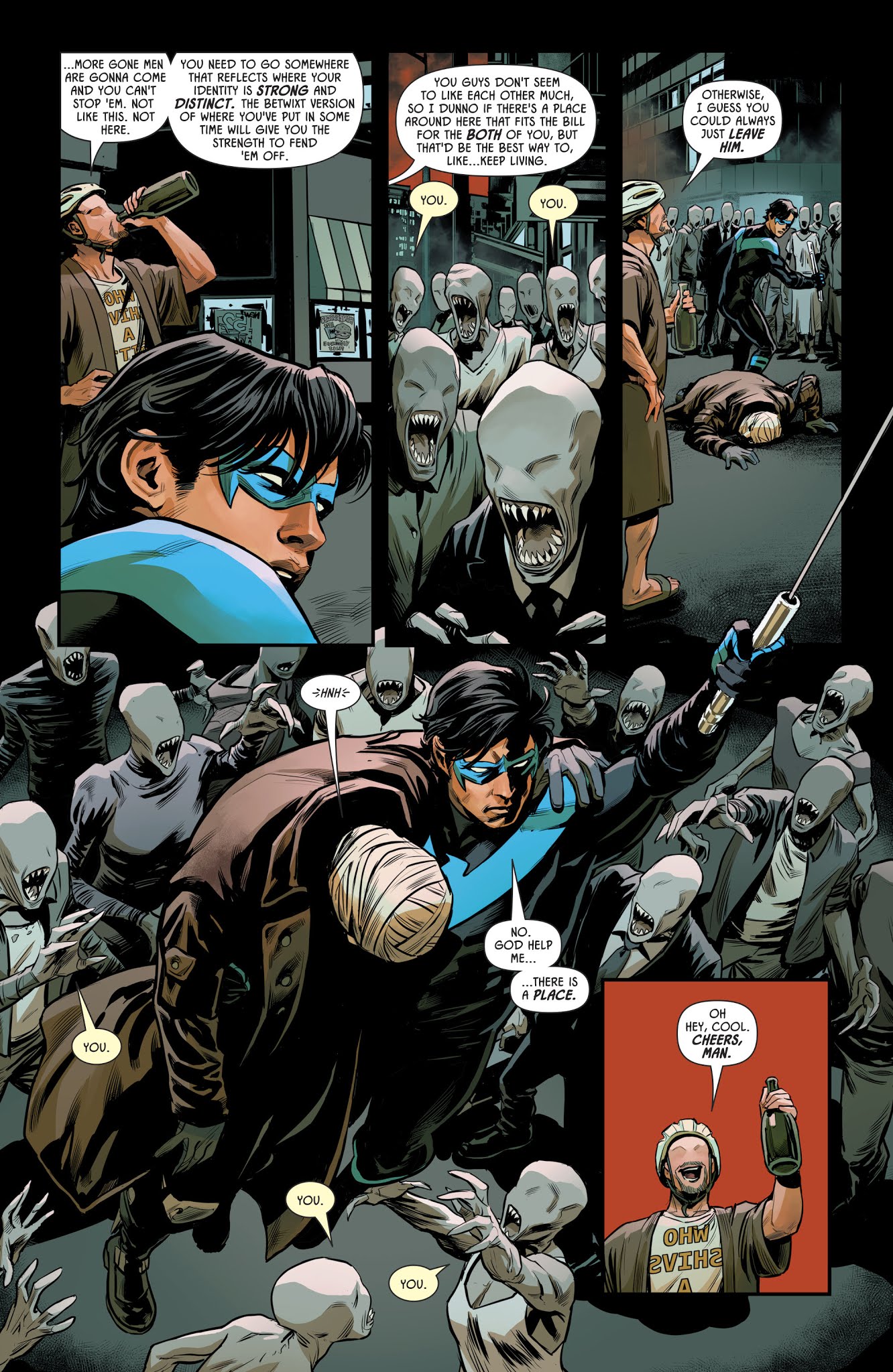 Read online Batman: Prelude to the Wedding: Nightwing vs. Hush comic -  Issue # Full - 14