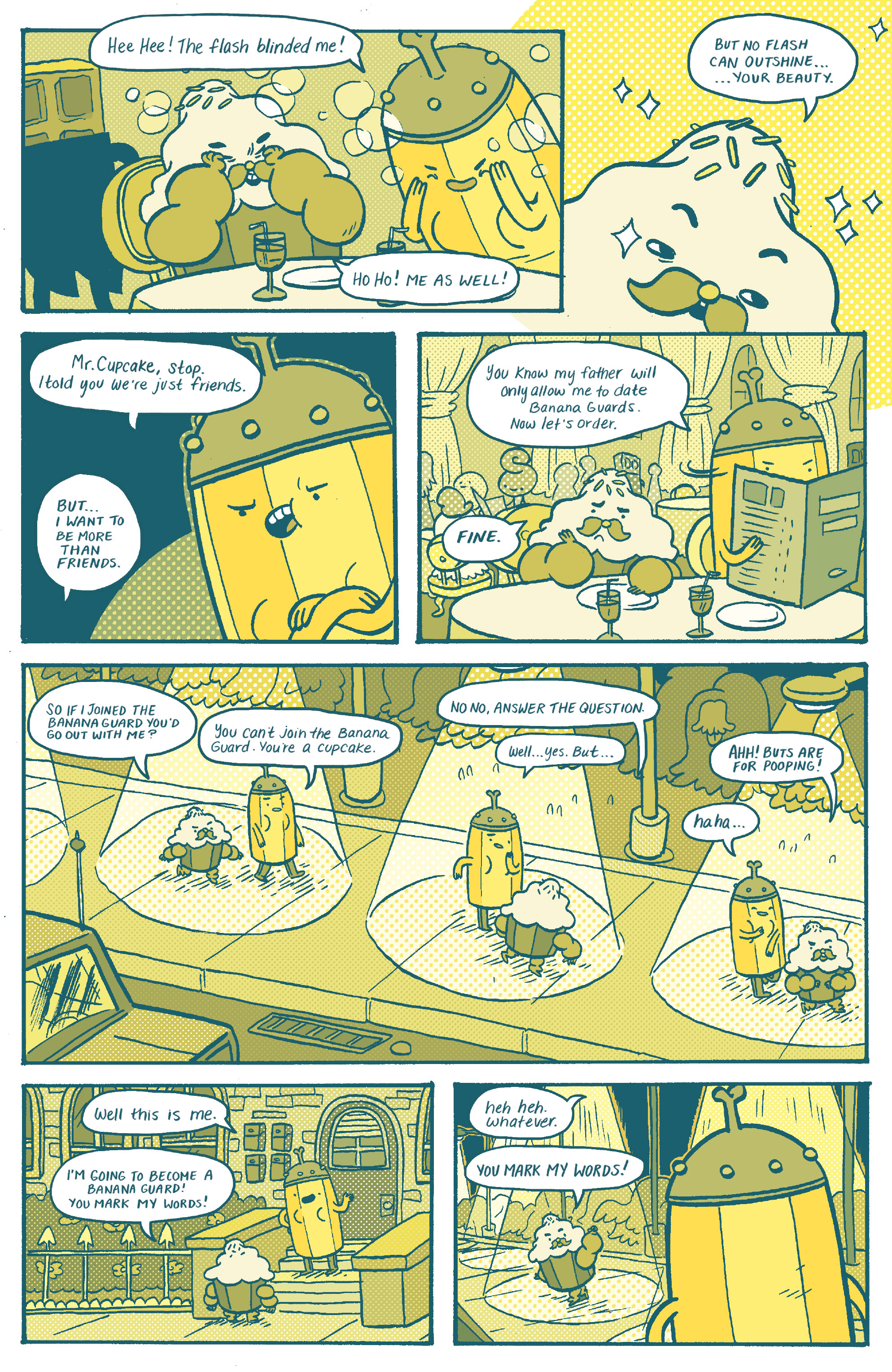 Read online Adventure Time: Banana Guard Academ comic -  Issue #1 - 12