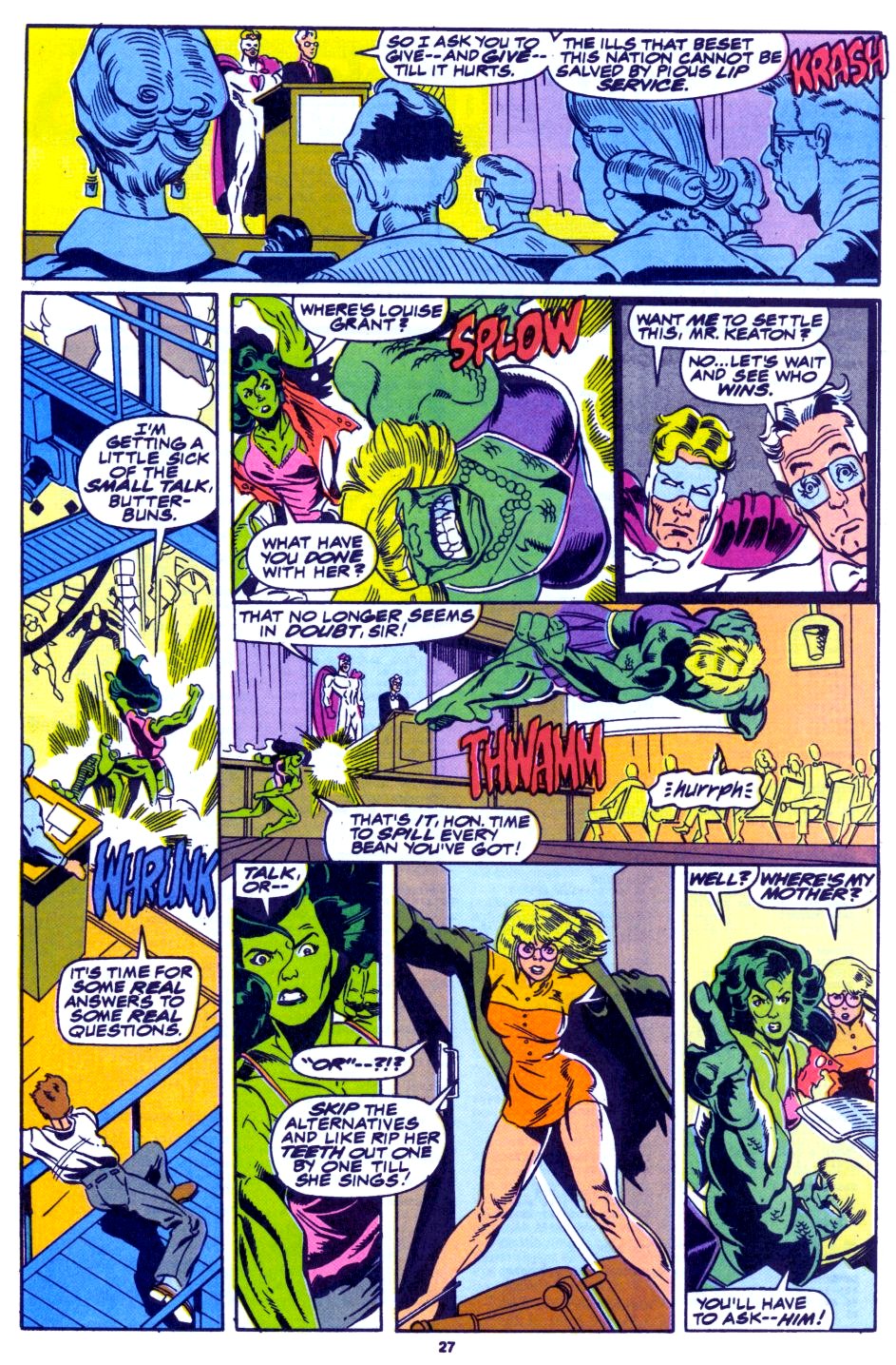 Read online The Sensational She-Hulk comic -  Issue #21 - 22