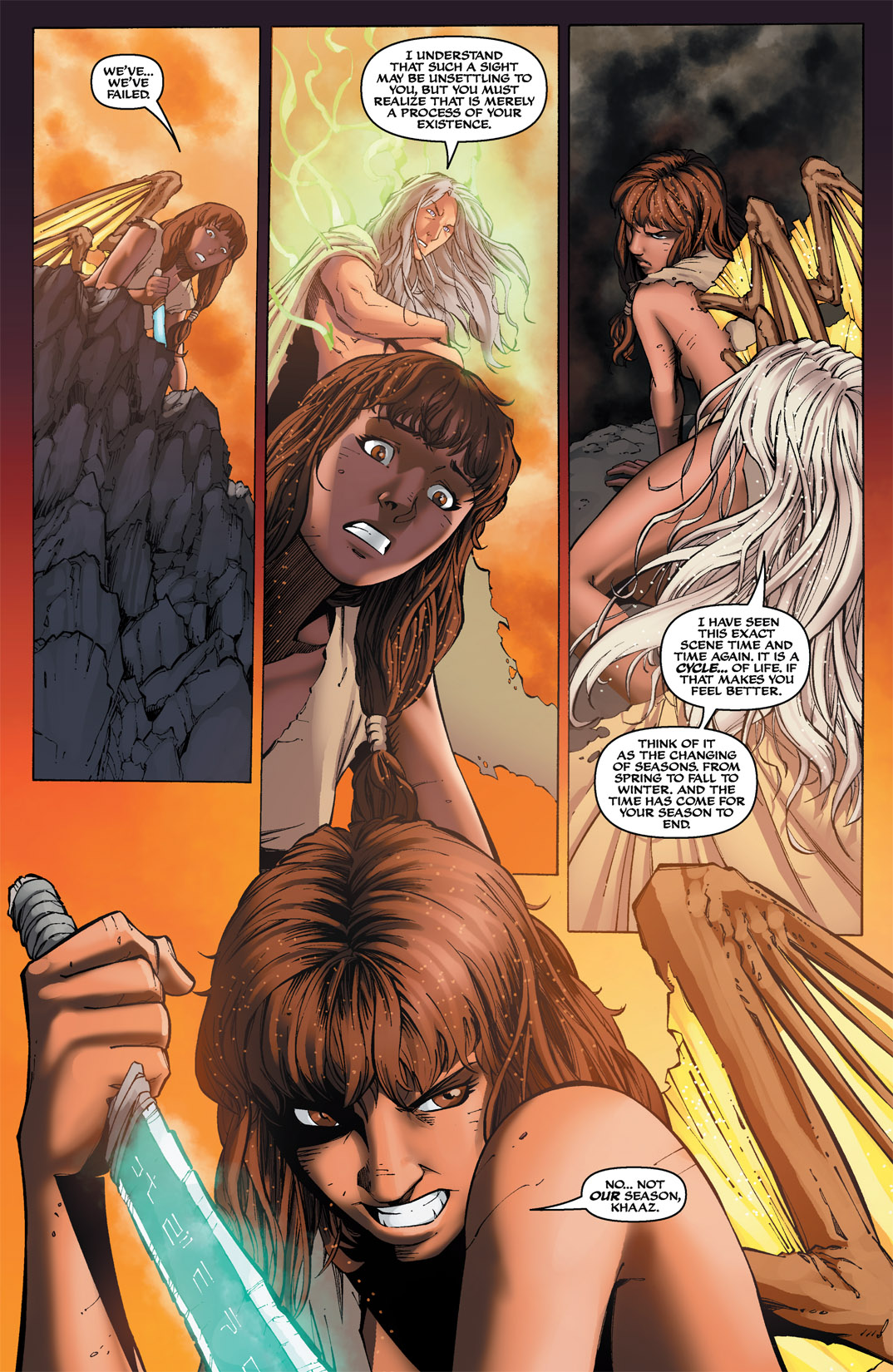 Read online Michael Turner's Soulfire: Chaos Reign comic -  Issue #3 - 14