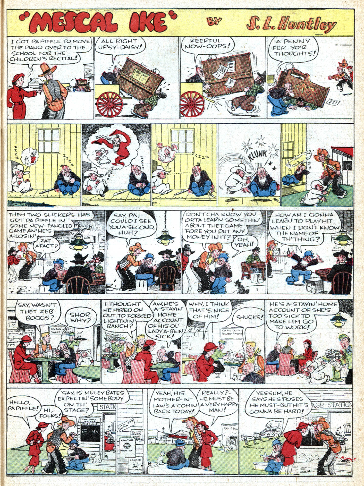 Read online Famous Funnies comic -  Issue #36 - 49