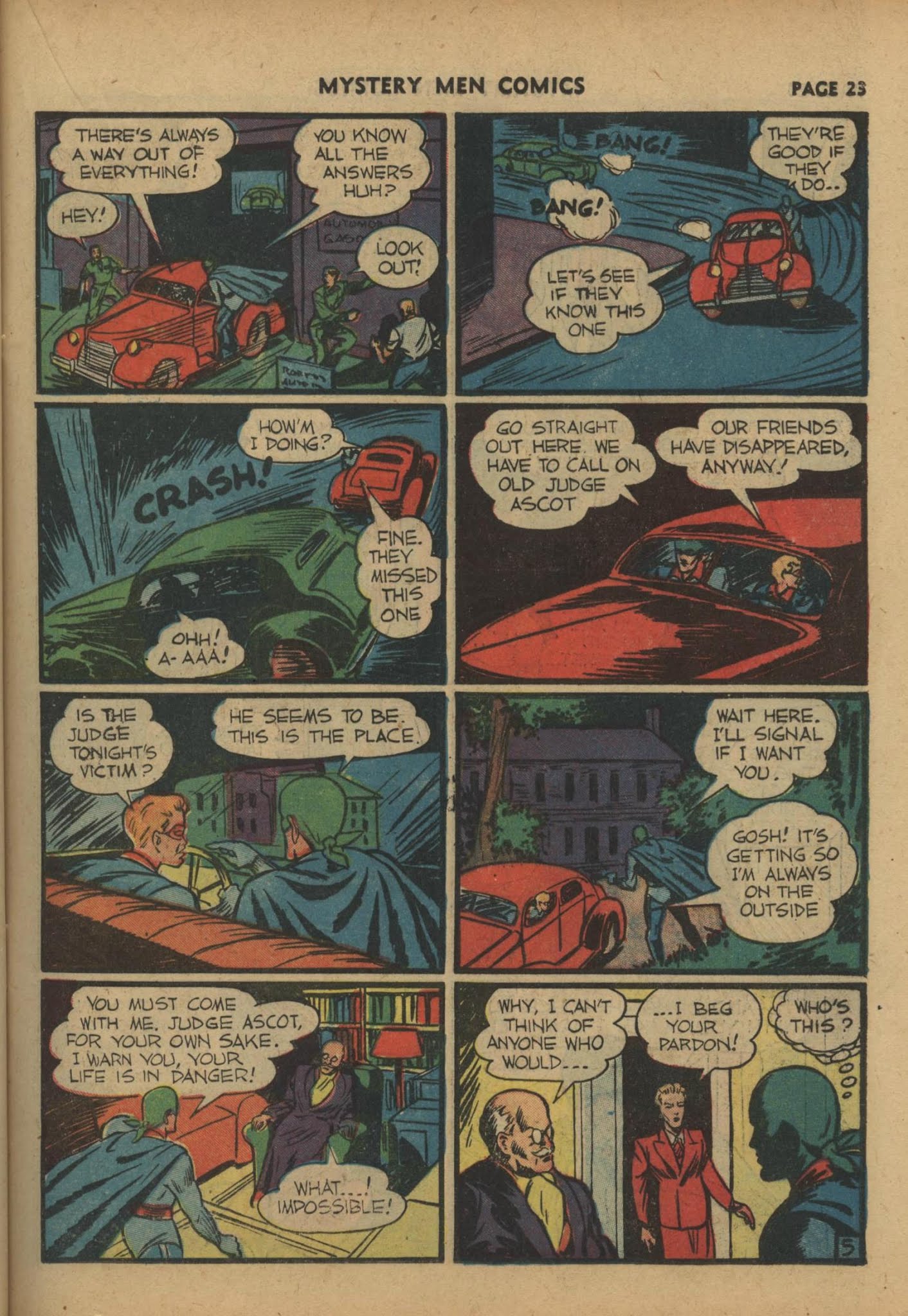 Read online Mystery Men Comics comic -  Issue #19 - 25