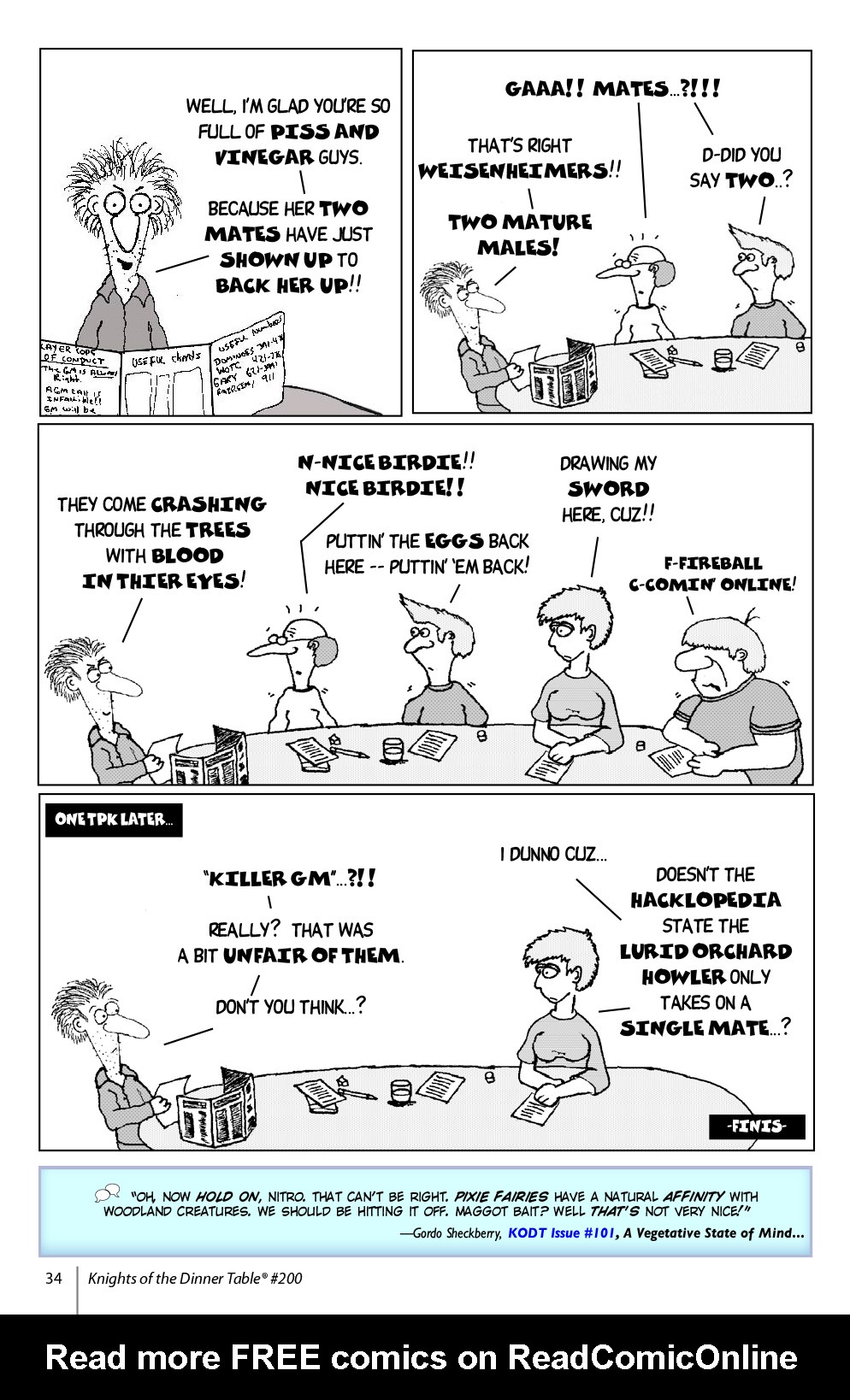 Read online Knights of the Dinner Table comic -  Issue #200 - 36
