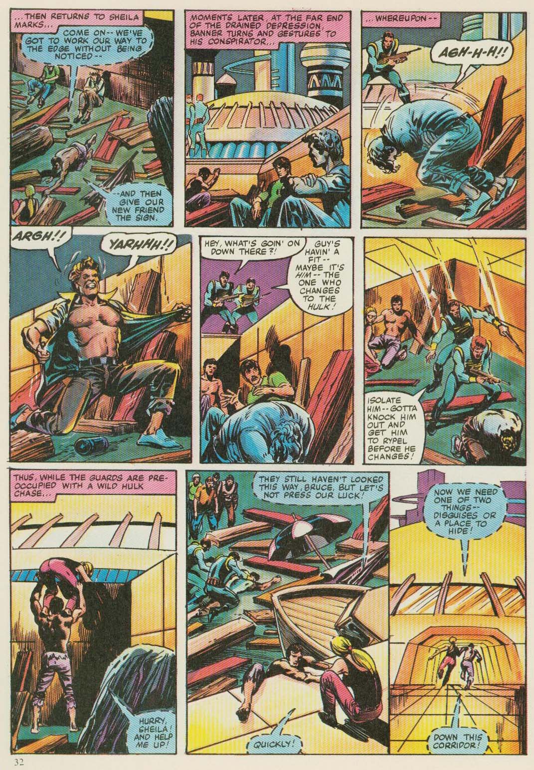 Read online Hulk (1978) comic -  Issue #22 - 32