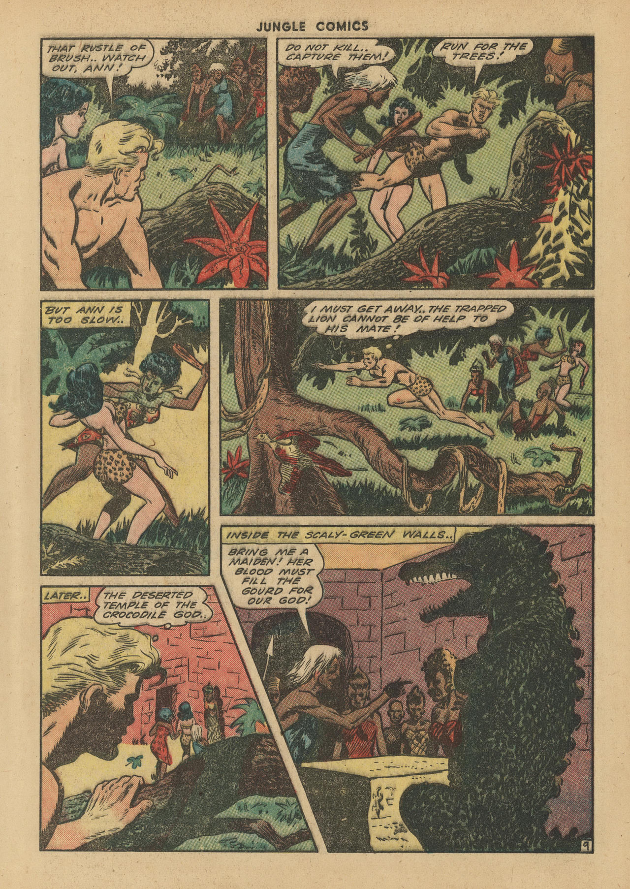 Read online Jungle Comics comic -  Issue #54 - 11