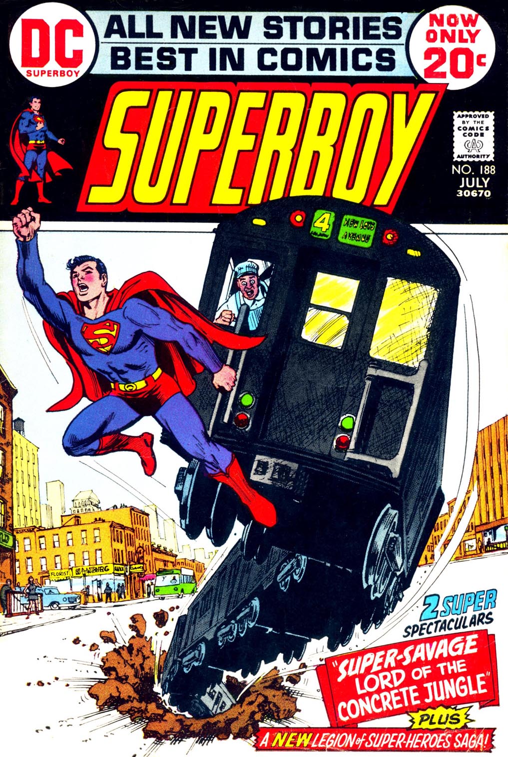 Read online Superboy (1949) comic -  Issue #188 - 1
