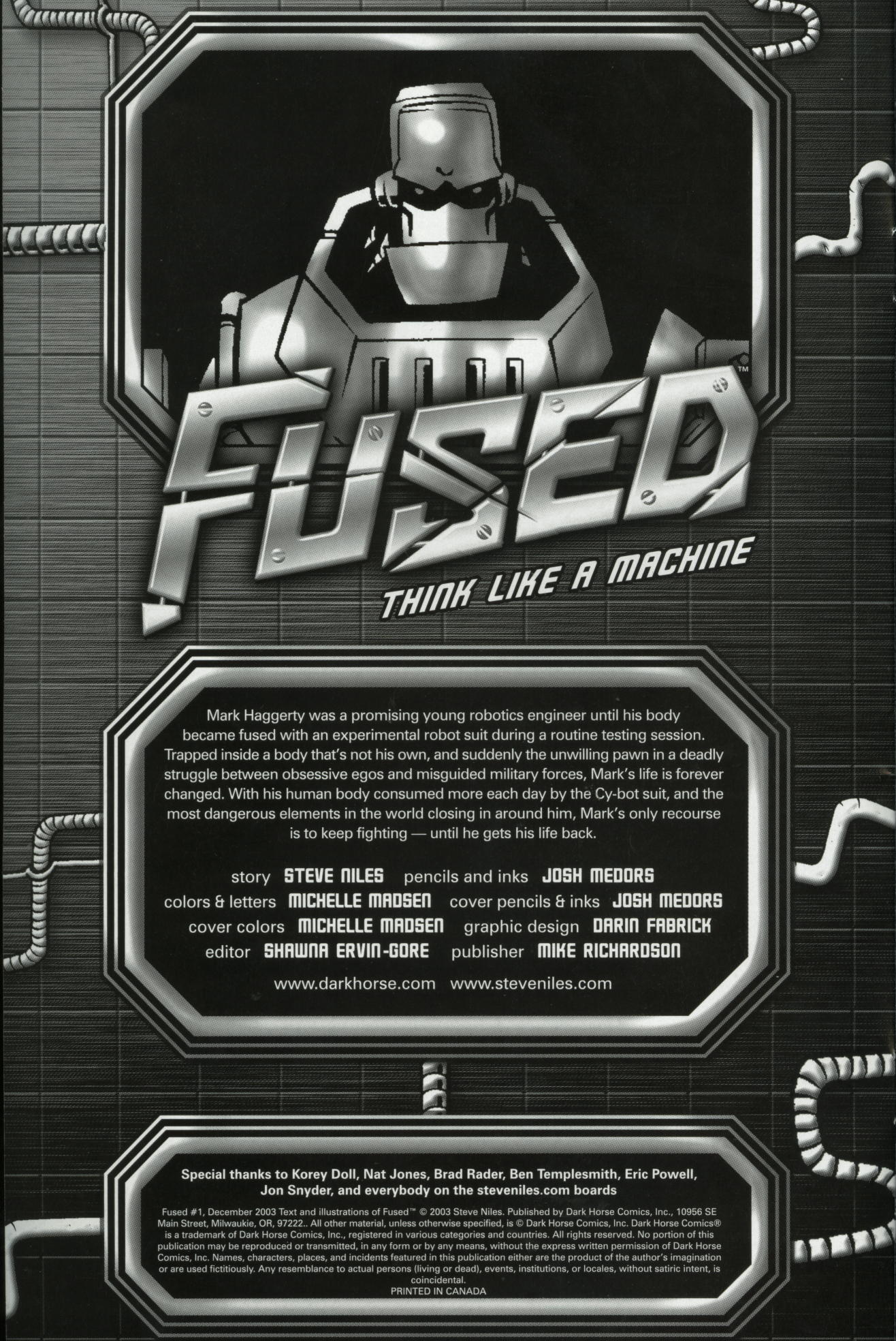 Read online Fused comic -  Issue #1 - 2