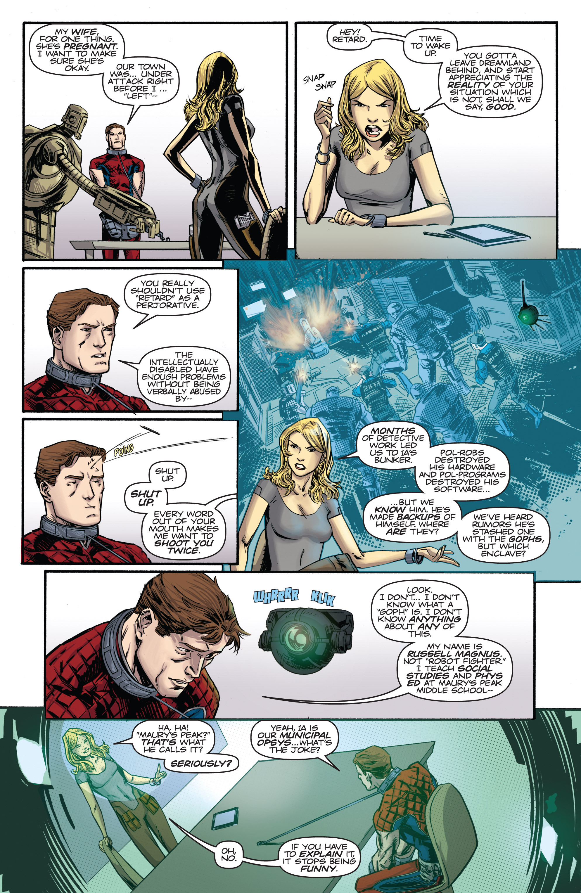 Read online Magnus Robot Fighter (2014) comic -  Issue #2 - 9