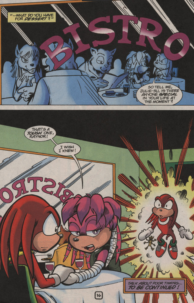 Read online Knuckles the Echidna comic -  Issue #26 - 22