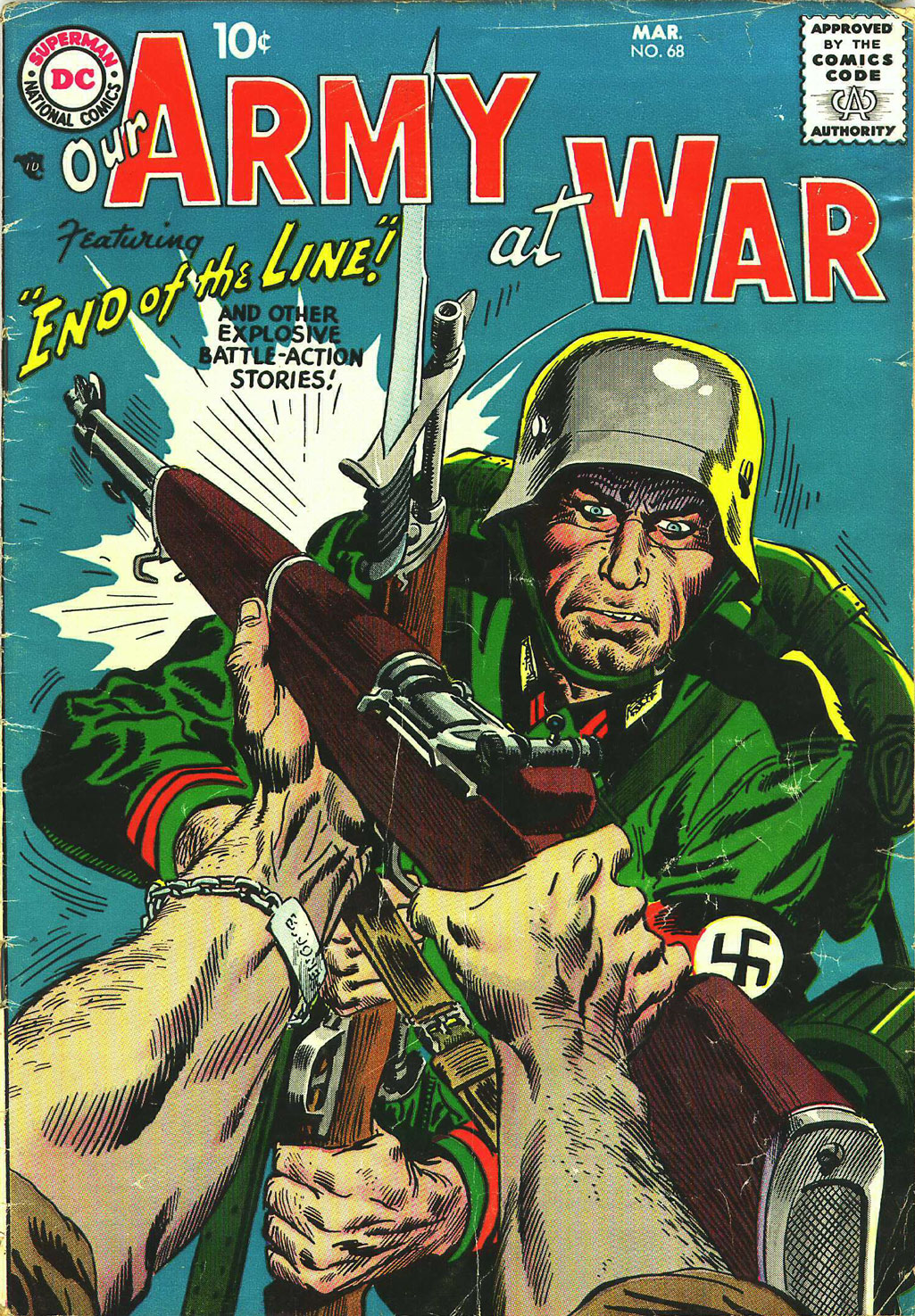 Read online Our Army at War (1952) comic -  Issue #68 - 1