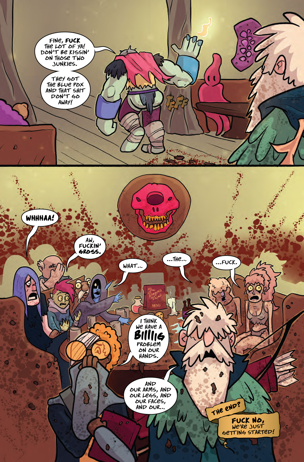Read online Murder Hobo: All Inn At the Dragon's Shaft comic -  Issue # Full - 25