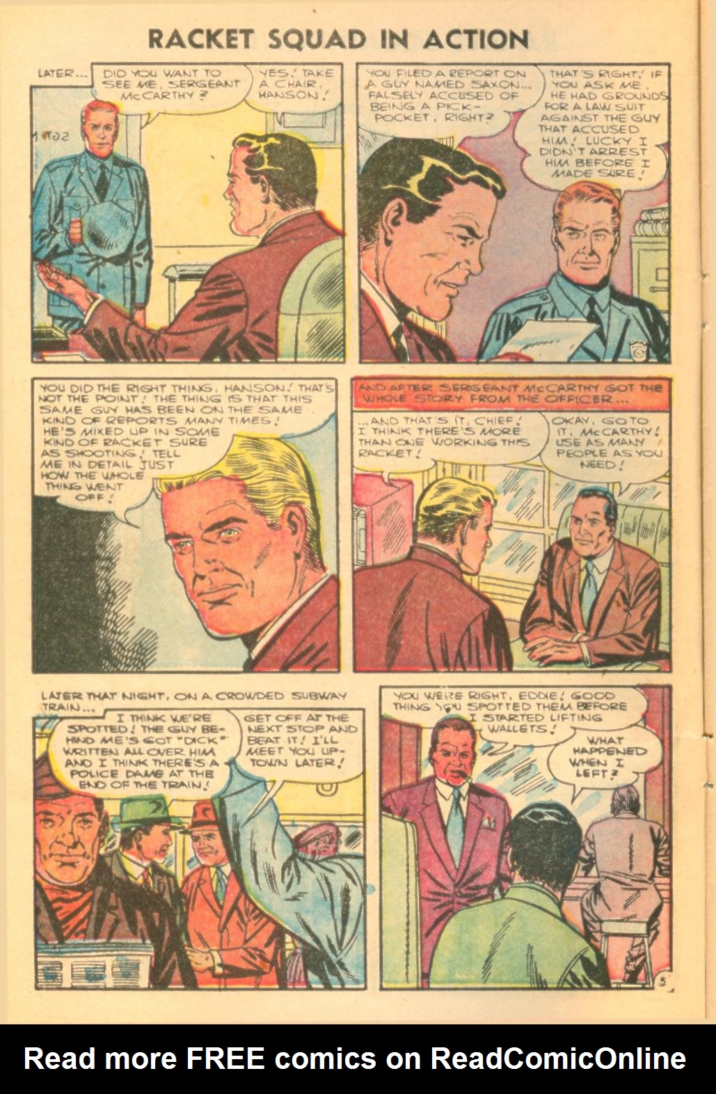 Read online Racket Squad in Action comic -  Issue #22 - 8