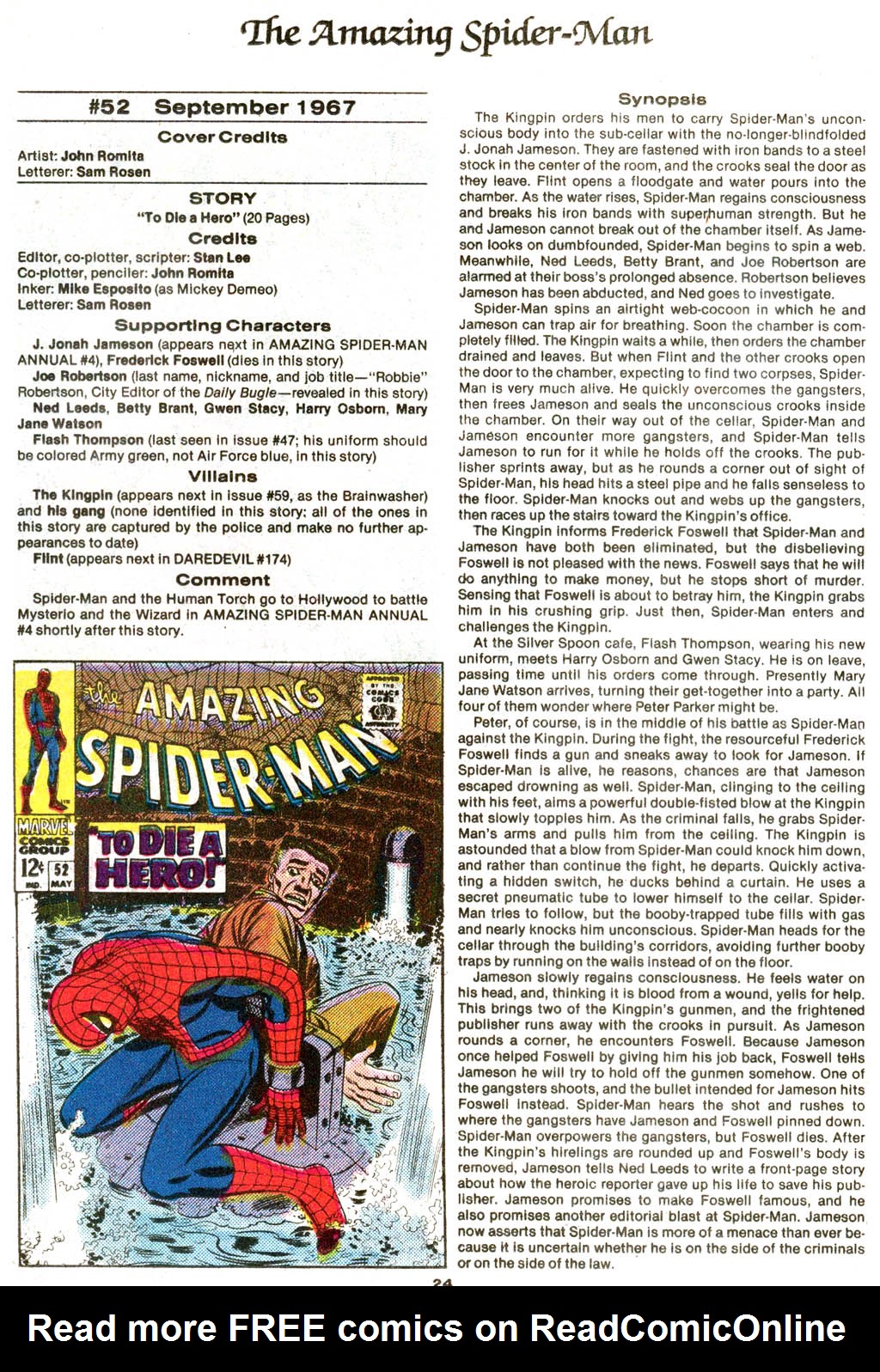 Read online The Official Marvel Index to The Amazing Spider-Man comic -  Issue #2 - 26