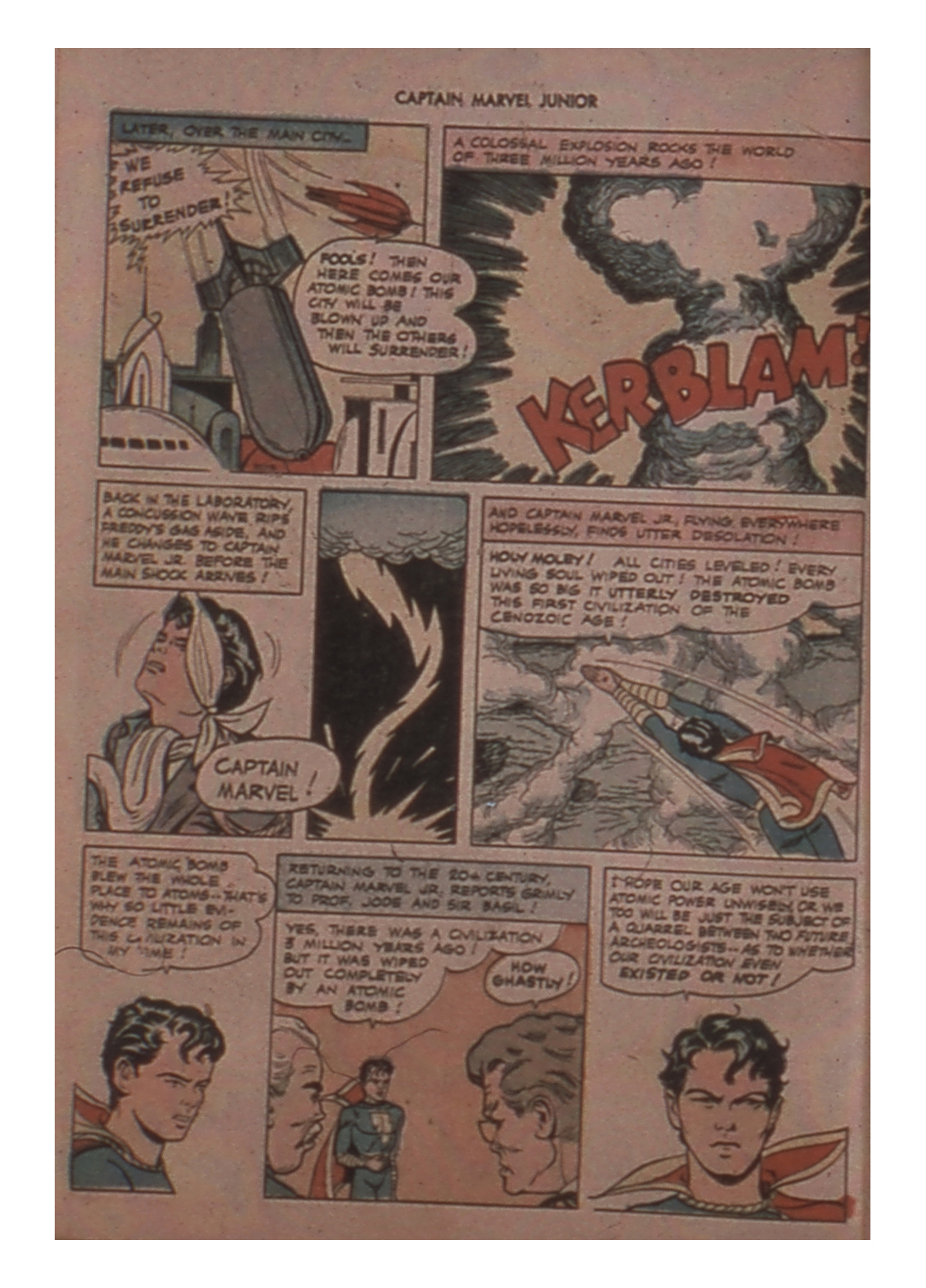Read online Captain Marvel, Jr. comic -  Issue #56 - 12