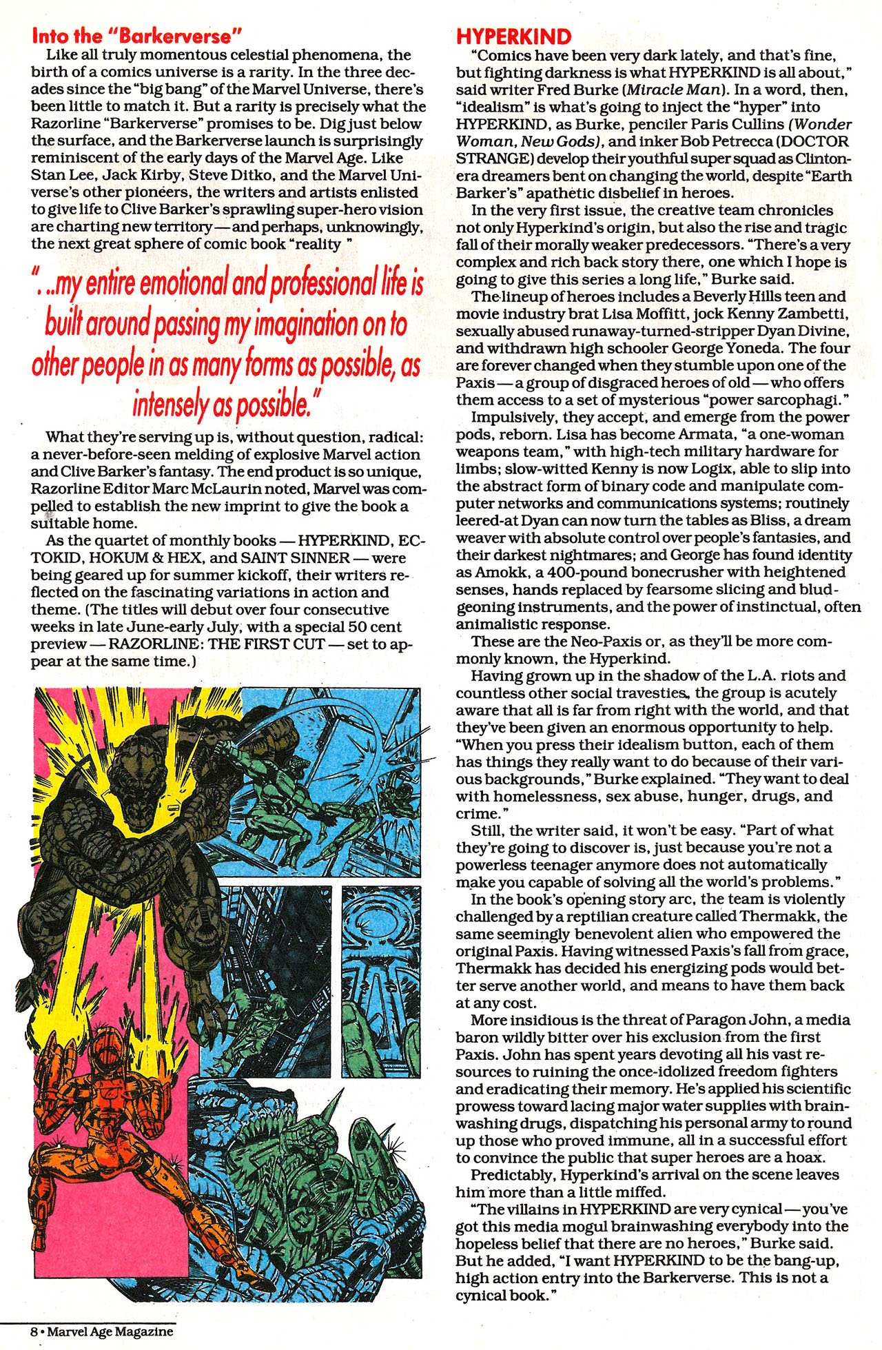 Read online Marvel Age comic -  Issue #126 - 9