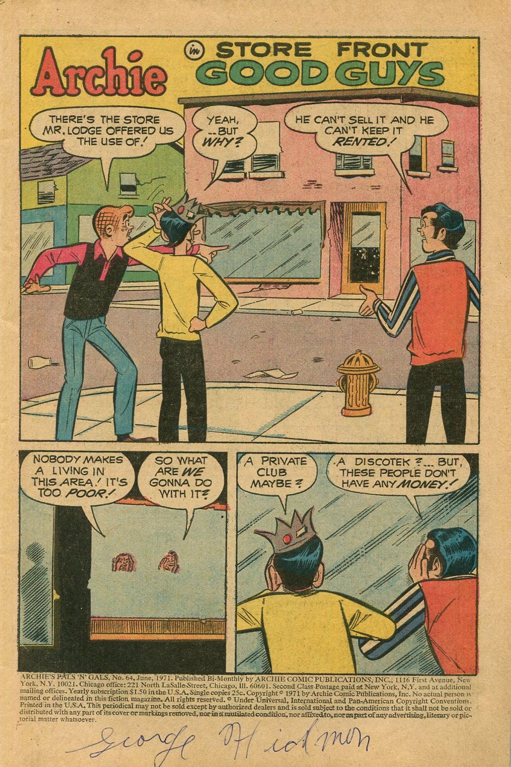 Read online Archie's Pals 'N' Gals (1952) comic -  Issue #64 - 3