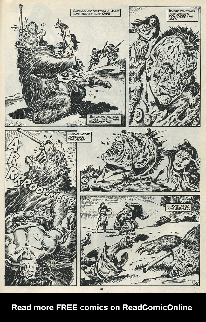 Read online The Savage Sword Of Conan comic -  Issue #167 - 63