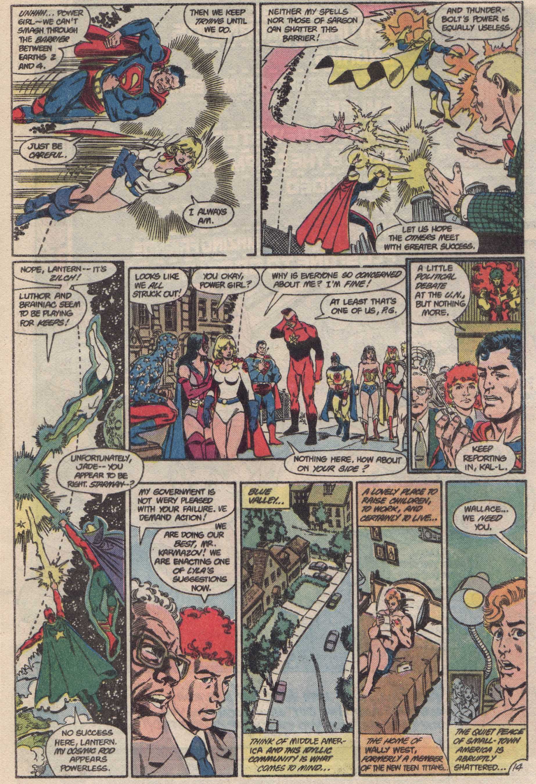 Read online Crisis on Infinite Earths (1985) comic -  Issue #9 - 15