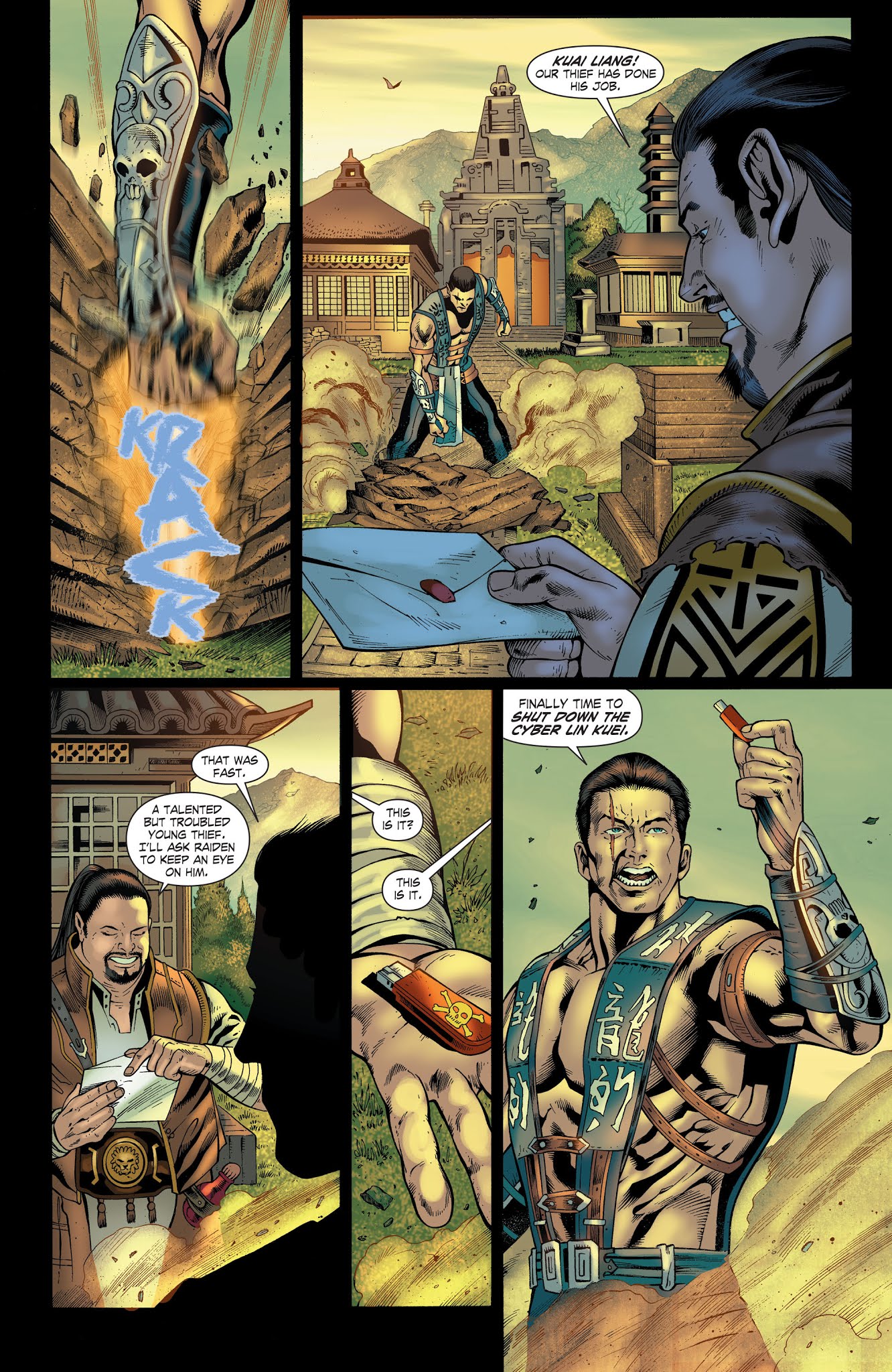 Read online Mortal Kombat X [I] comic -  Issue # _TPB 3 - 108
