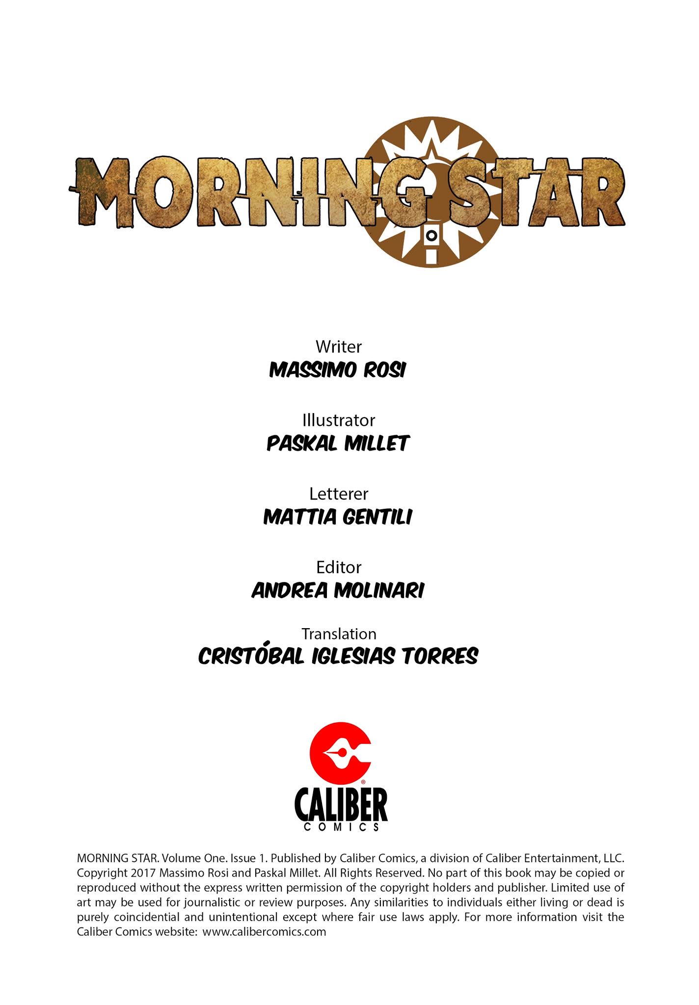 Read online Morning Star comic -  Issue #1 - 2