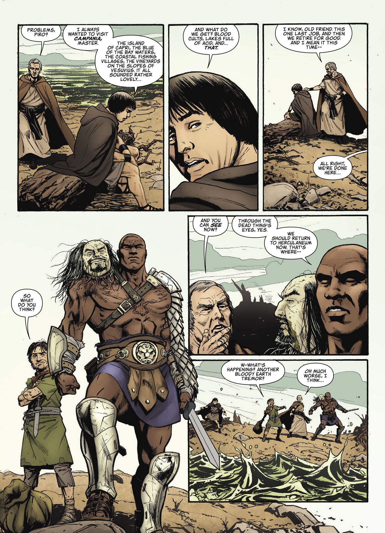 Read online Aquila: The Burning Fields comic -  Issue # TPB - 78