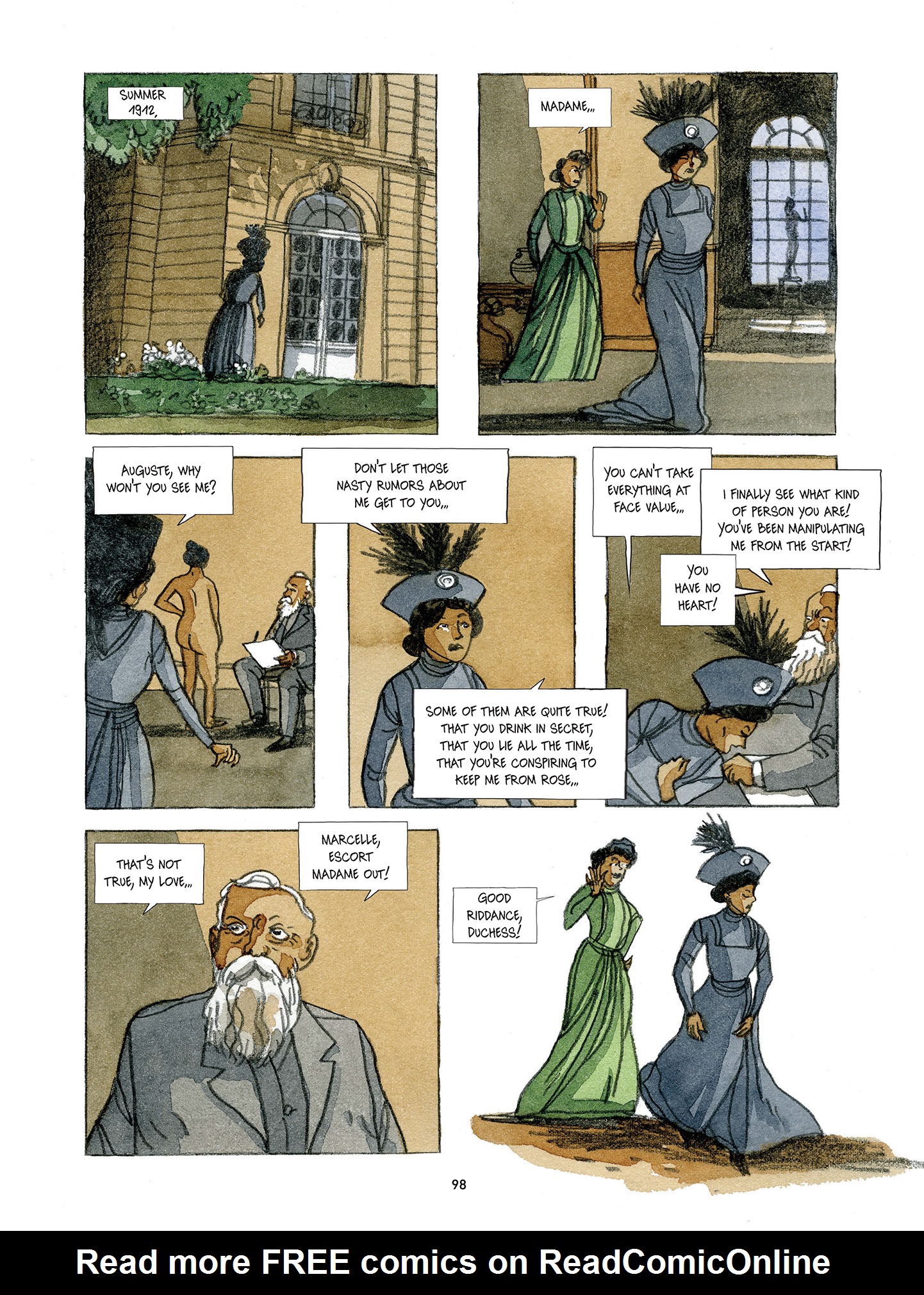 Read online Rodin: Fugit Amor, An Intimate Portrait comic -  Issue # TPB - 99