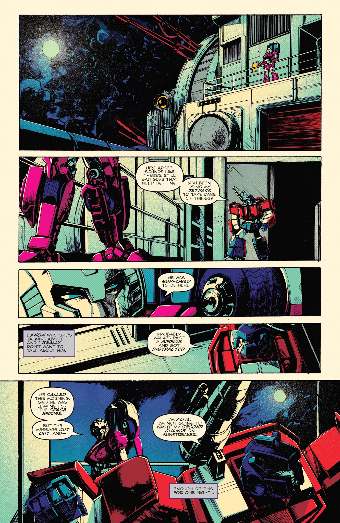 Read online Optimus Prime comic -  Issue #9 - 10