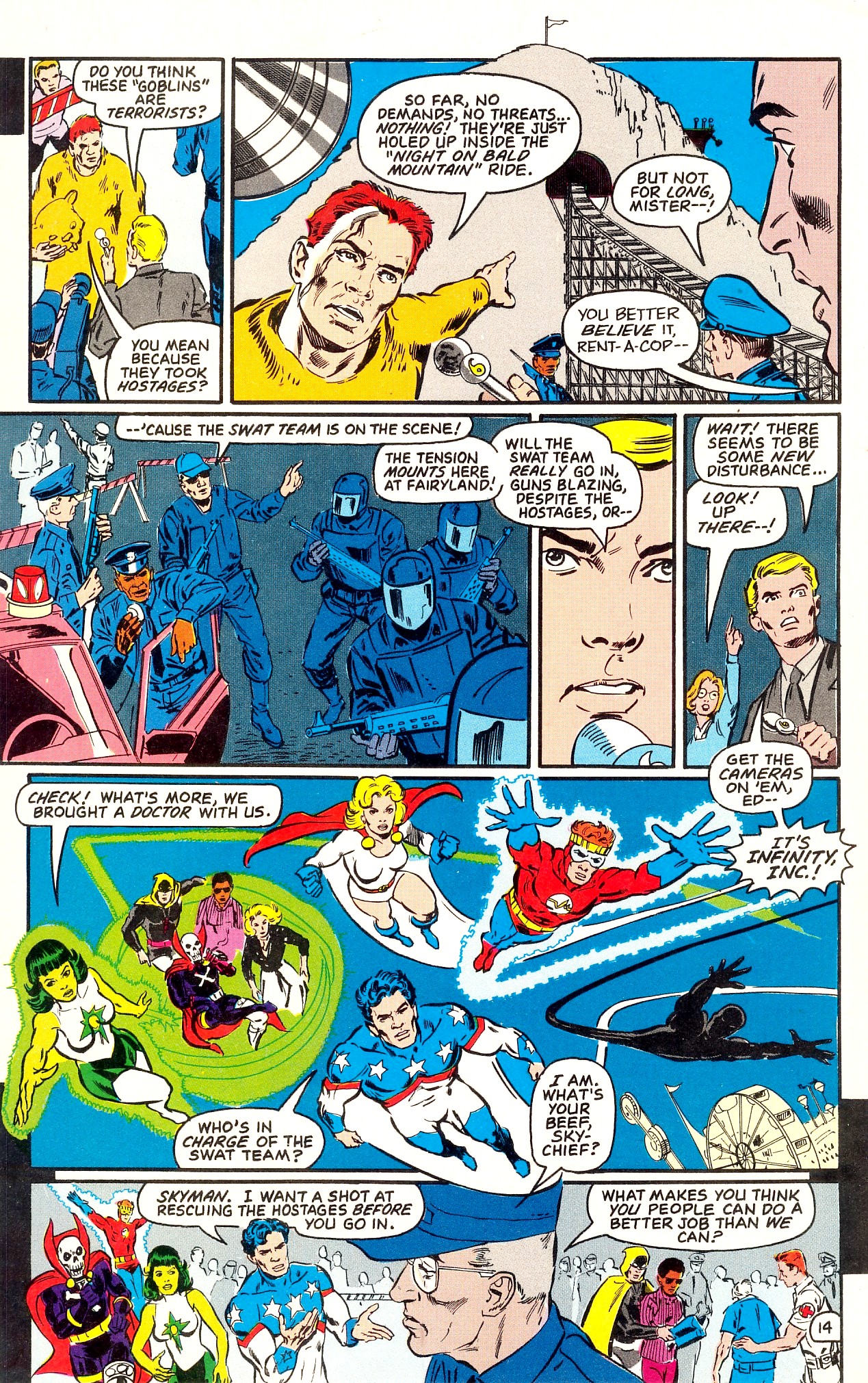Read online Infinity Inc. (1984) comic -  Issue #50 - 15
