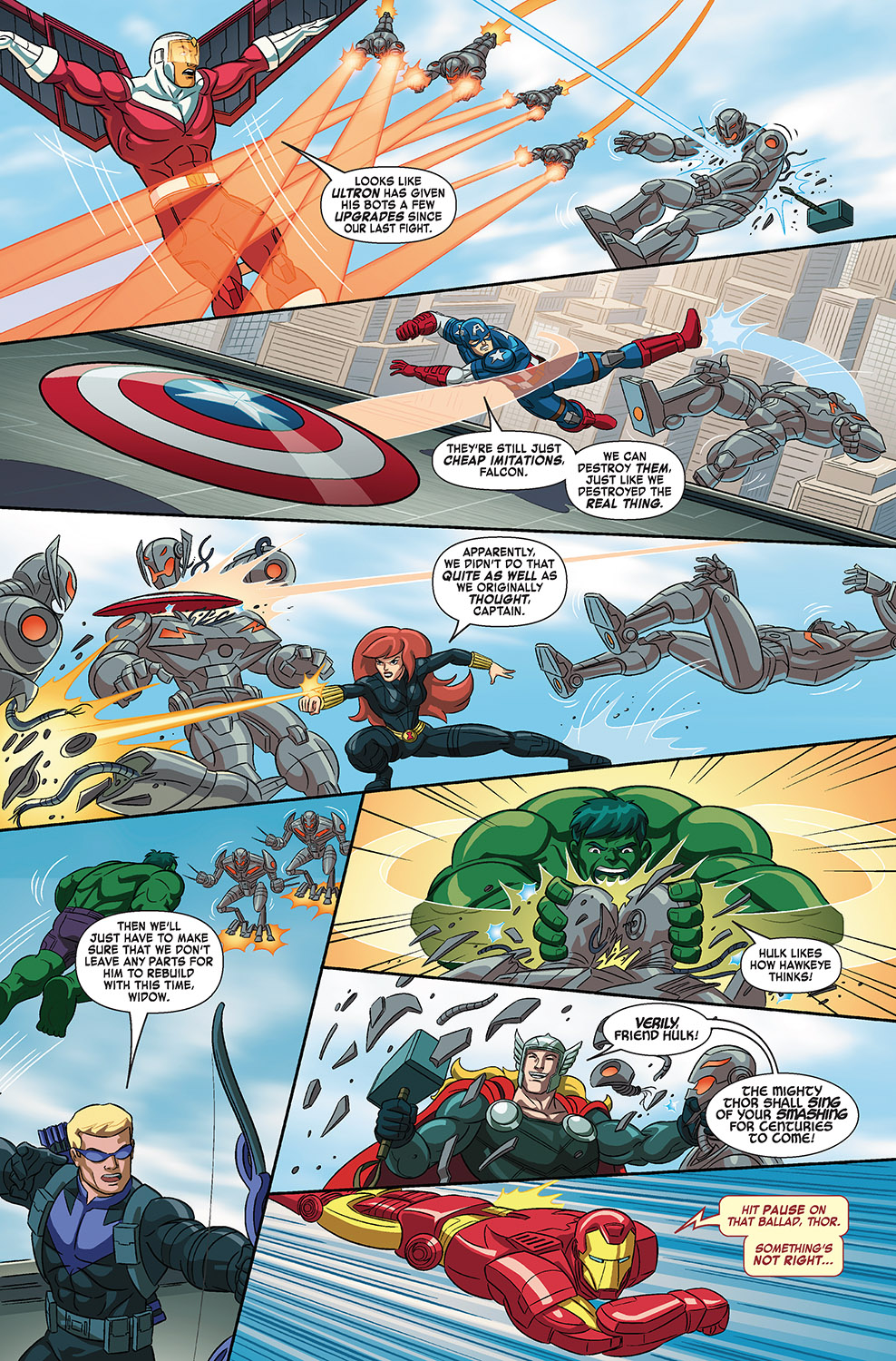 Read online Avengers in Gearing Up comic -  Issue # Full - 9