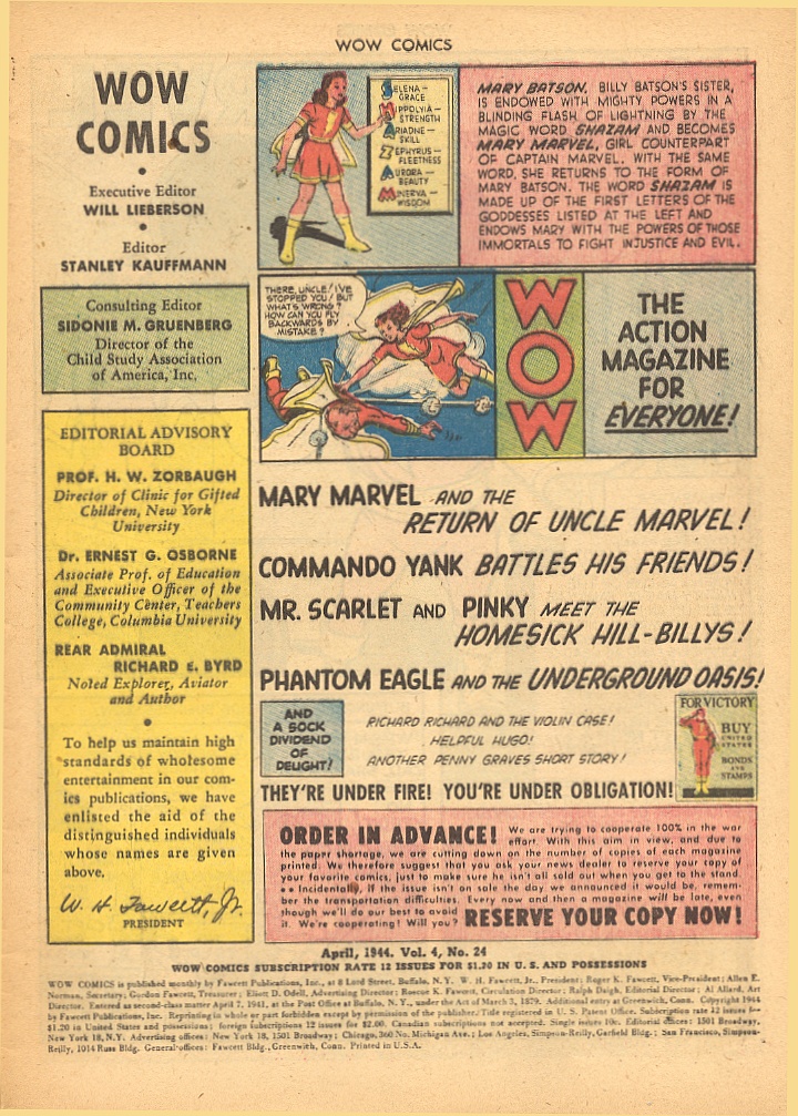 Read online Wow Comics comic -  Issue #24 - 3