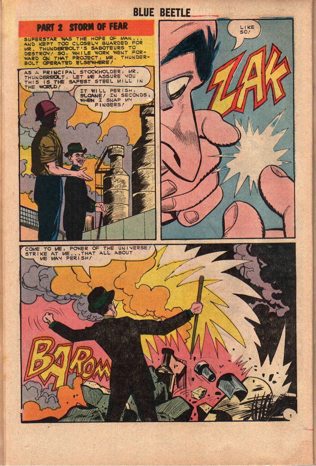 Read online Blue Beetle (1964) comic -  Issue #3 - 10