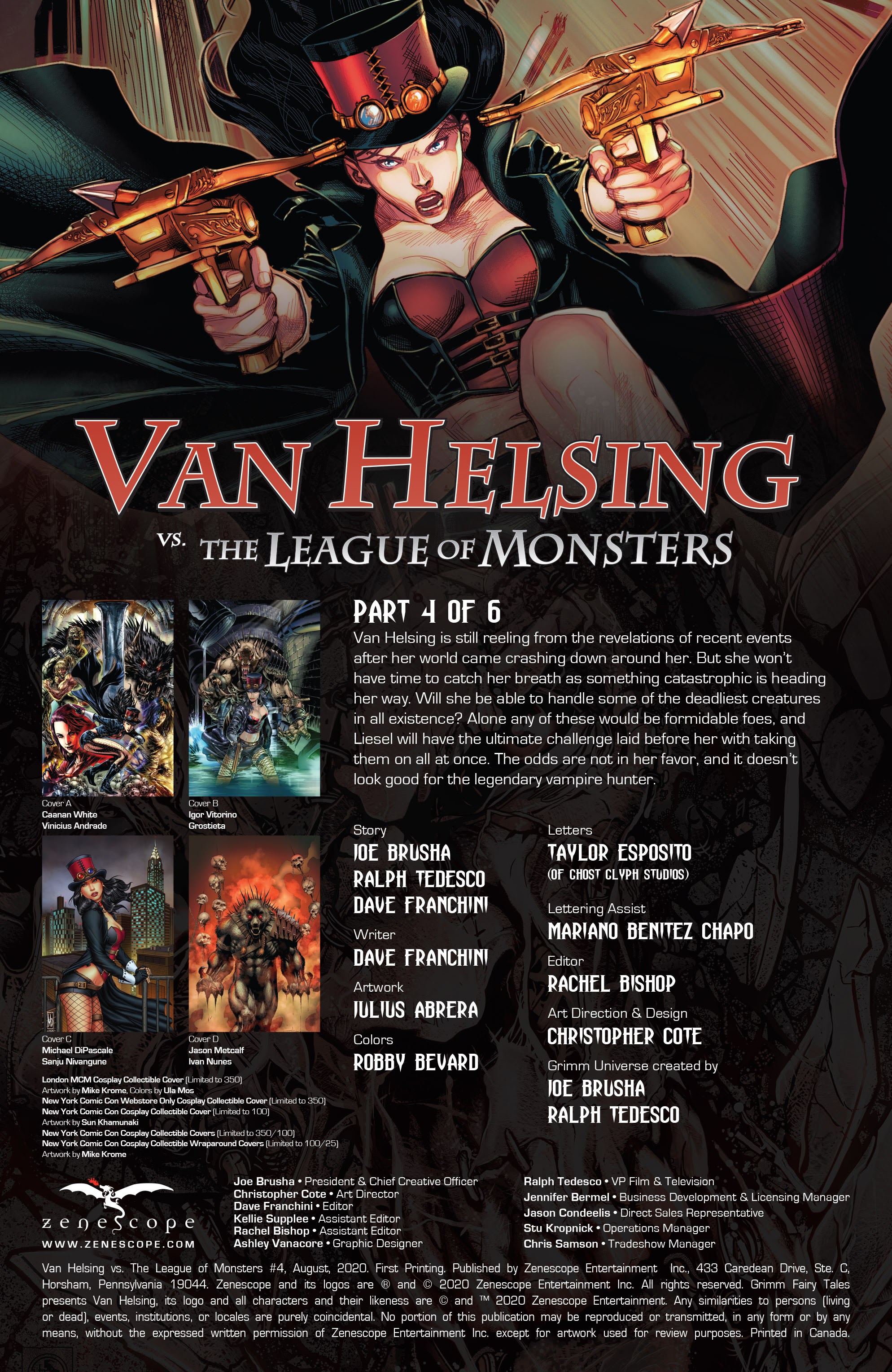 Read online Van Helsing vs The League of Monsters comic -  Issue #4 - 2