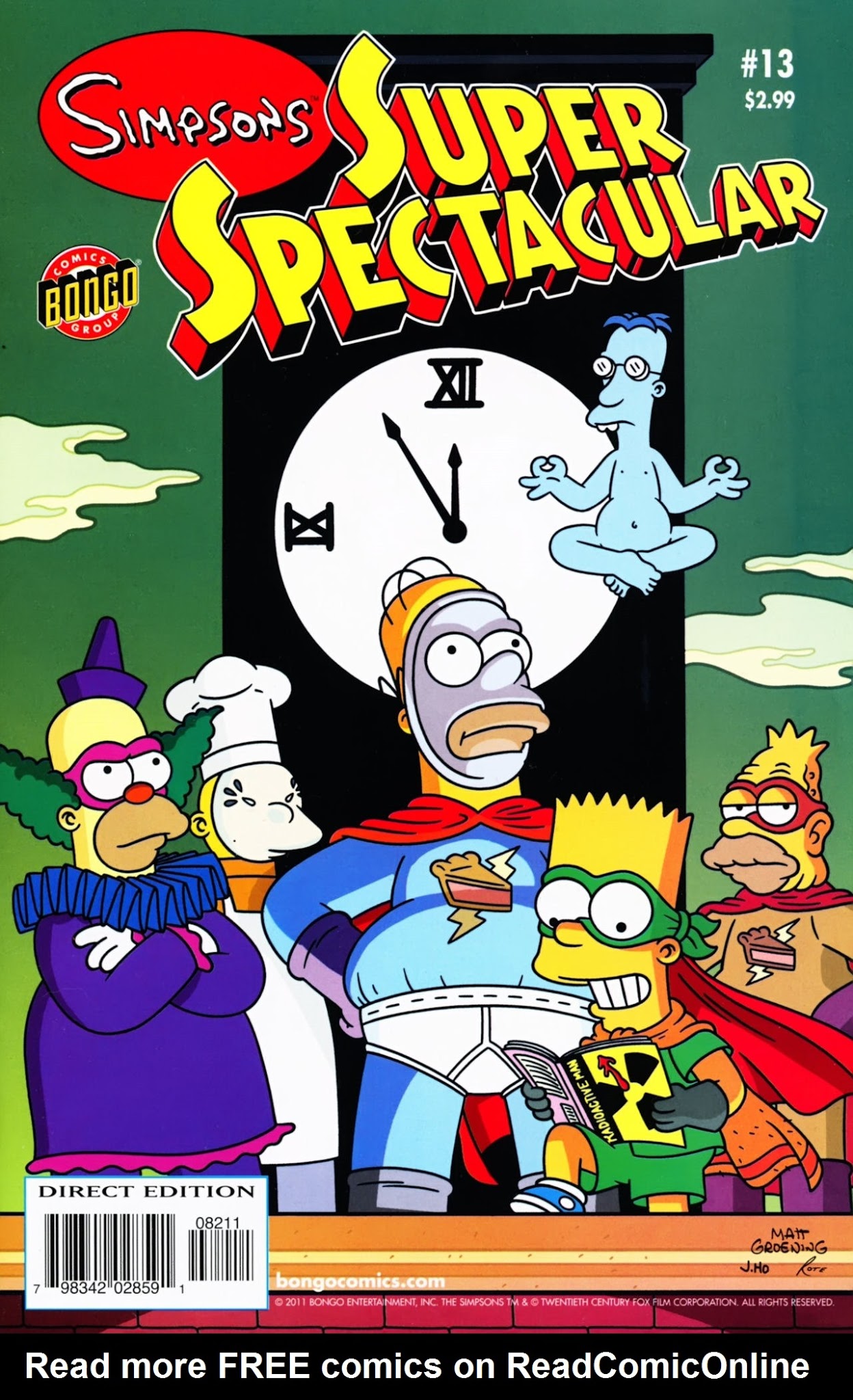 Read online Bongo Comics Presents Simpsons Super Spectacular comic -  Issue #13 - 1