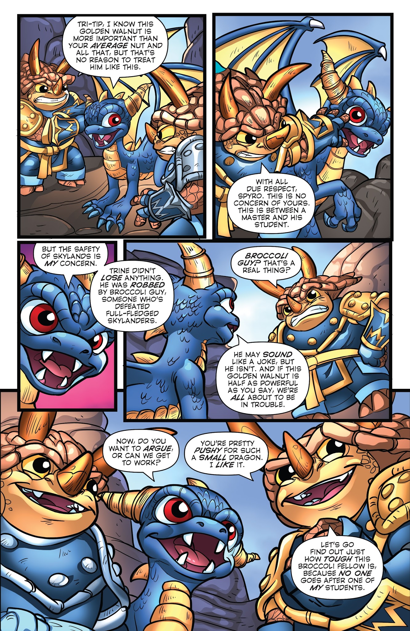 Read online Skylanders Quarterly-Spyro & Friends: Goldslinger comic -  Issue # Full - 25