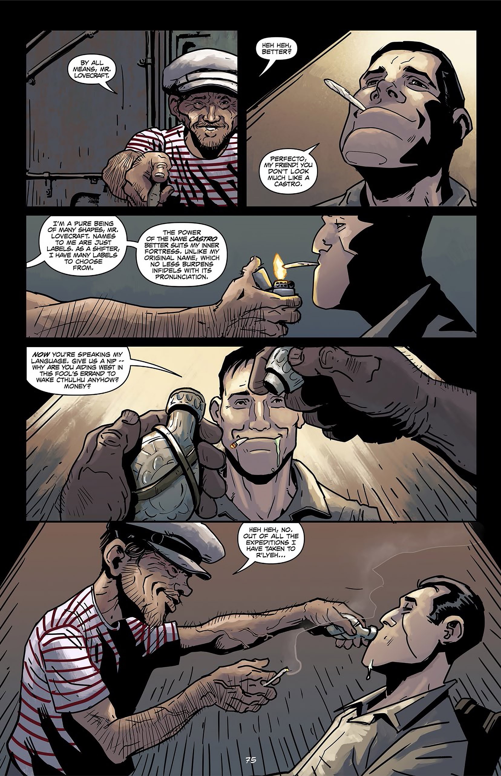 Read online Lovecraft P.I. - The Curious Case of ReAnimator comic -  Issue # TPB - 76