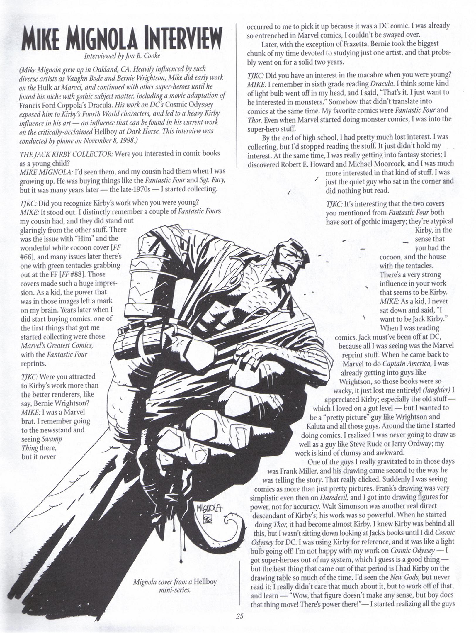 Read online The Jack Kirby Collector comic -  Issue #22 - 25