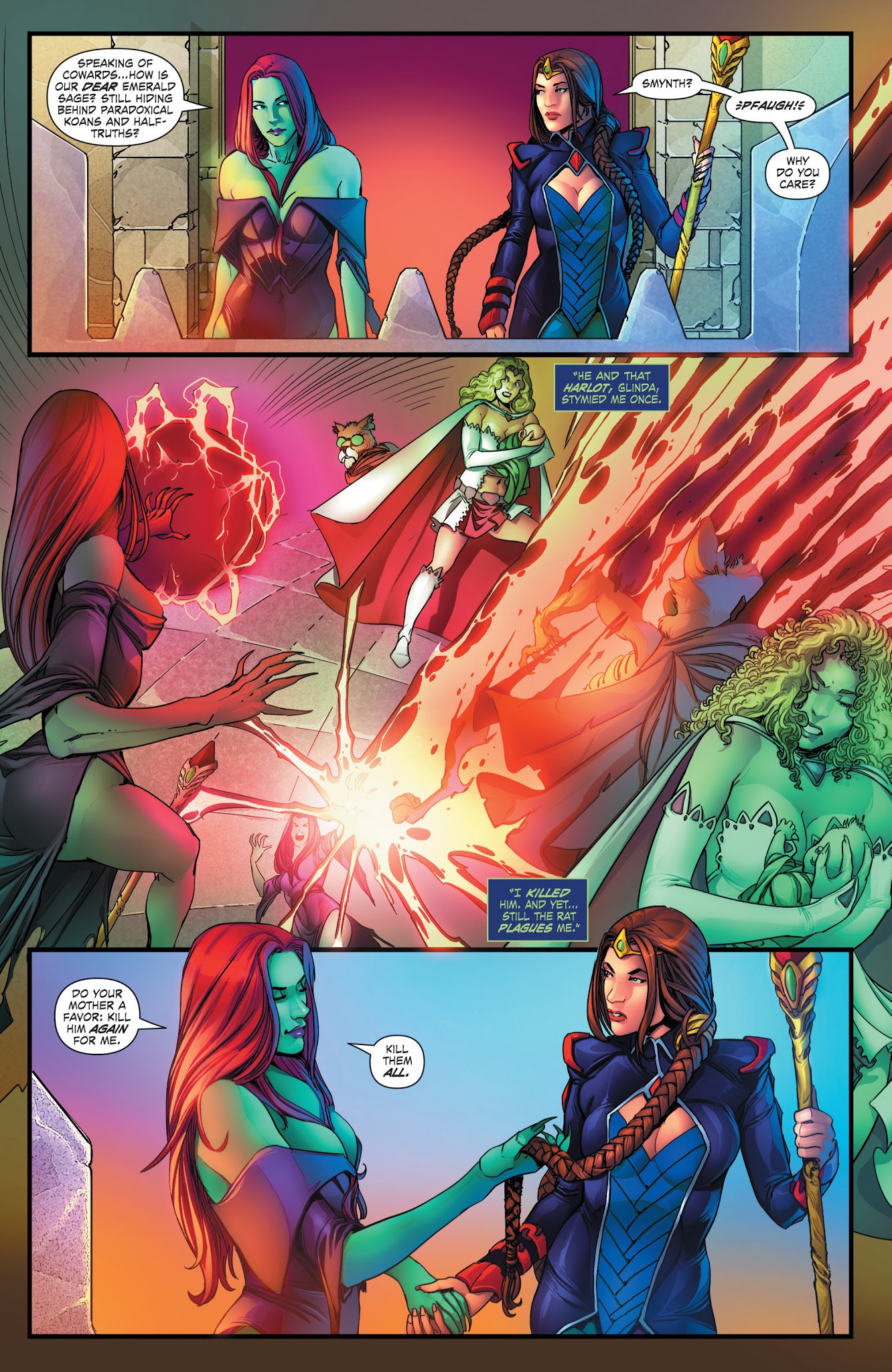 Read online Grimm Fairy Tales presents Oz: Reign of the Witch Queen comic -  Issue #5 - 9