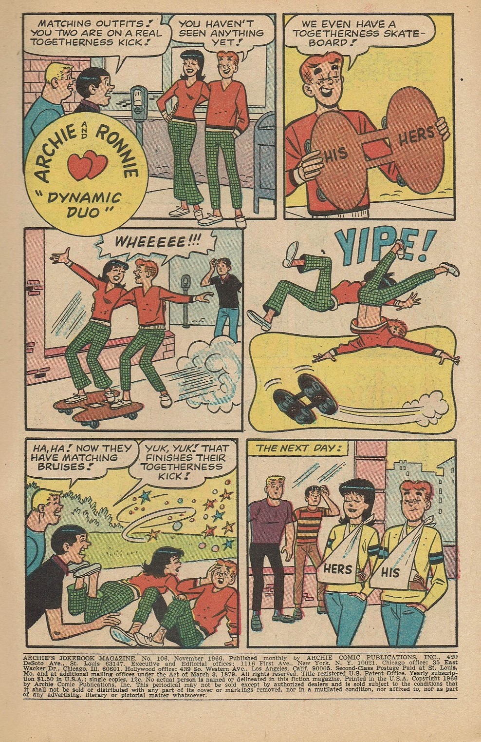 Read online Archie's Joke Book Magazine comic -  Issue #106 - 3