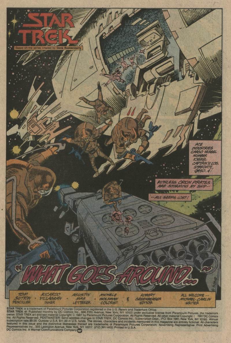 Read online Star Trek (1984) comic -  Issue #41 - 2