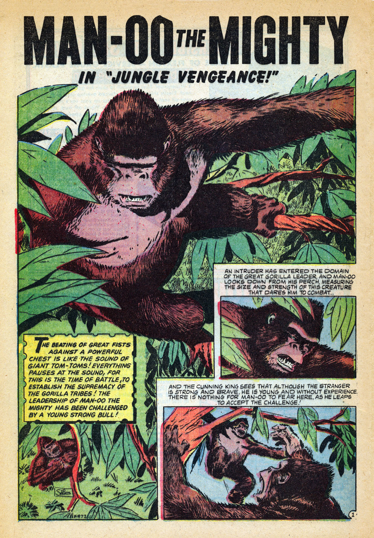 Read online Jungle Action (1954) comic -  Issue #5 - 20