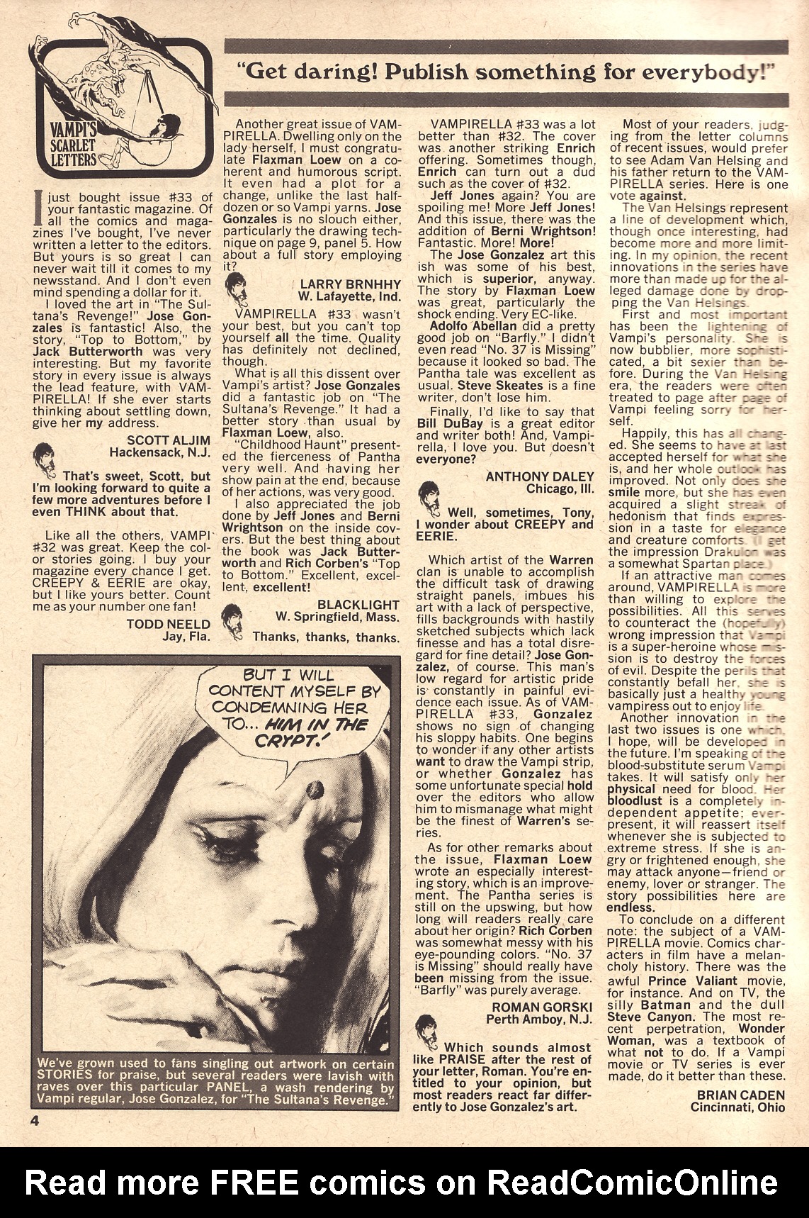 Read online Vampirella (1969) comic -  Issue #35 - 4