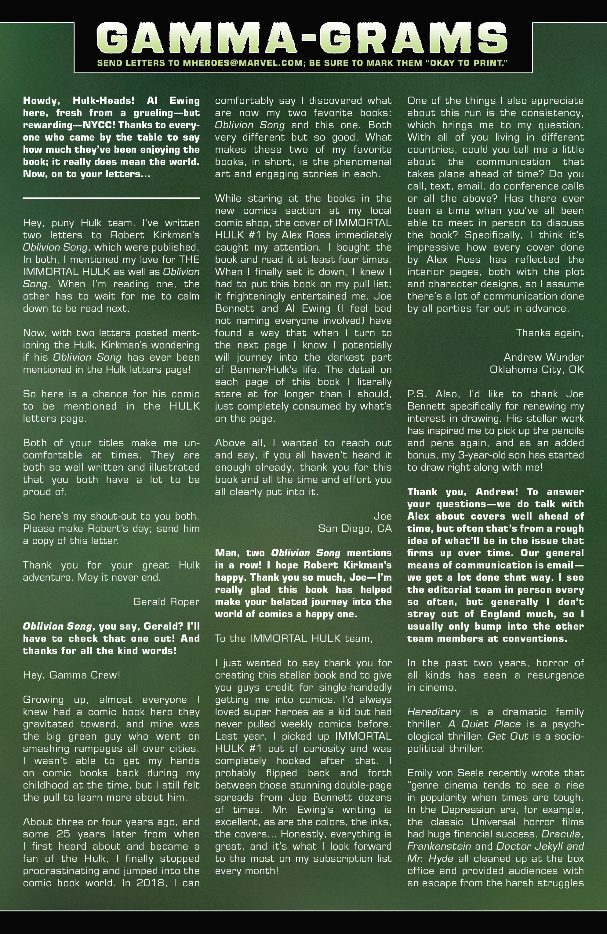 Read online Immortal Hulk comic -  Issue #26 - 23