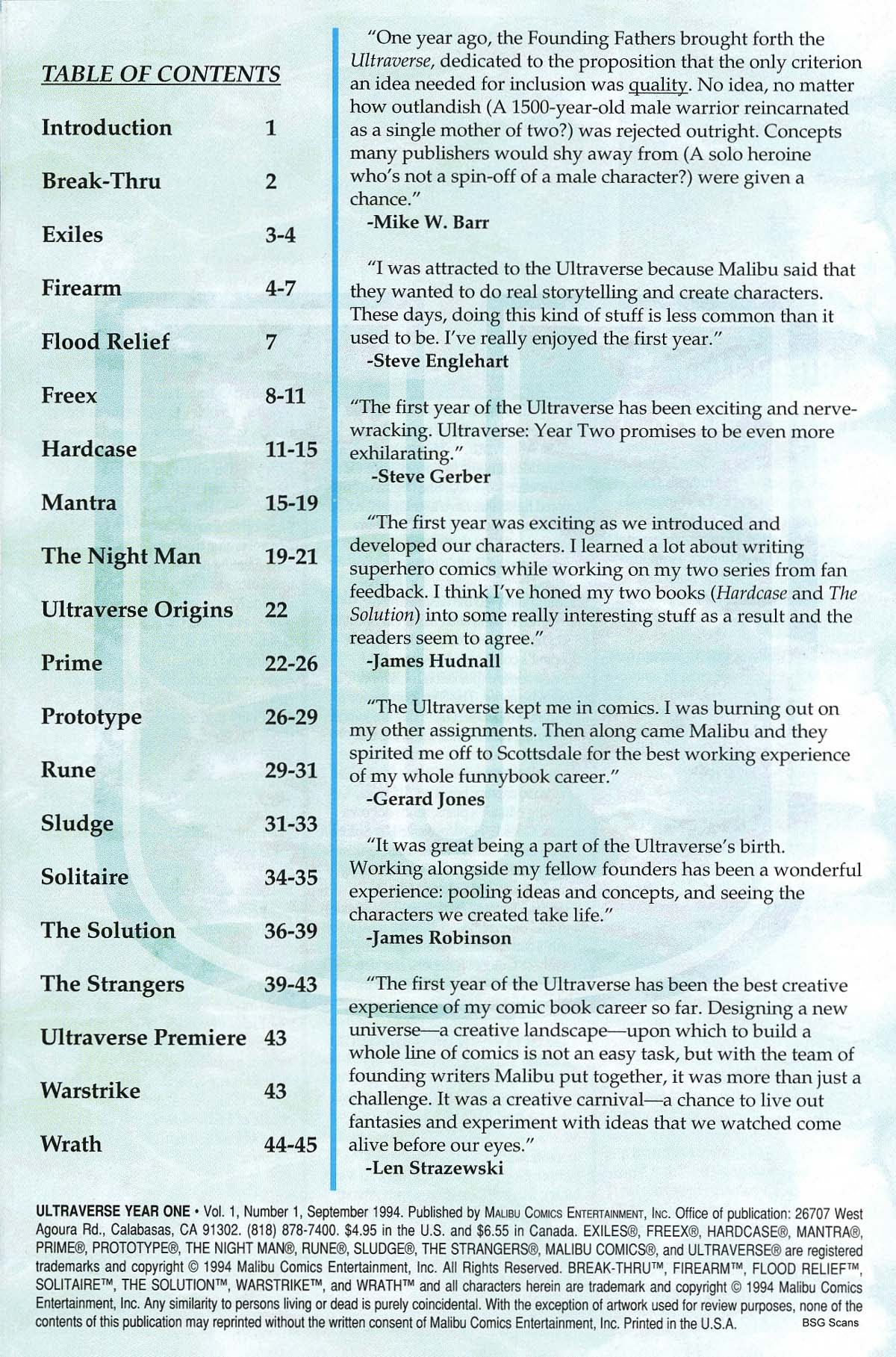 Read online Ultraverse Year One comic -  Issue # Full - 4