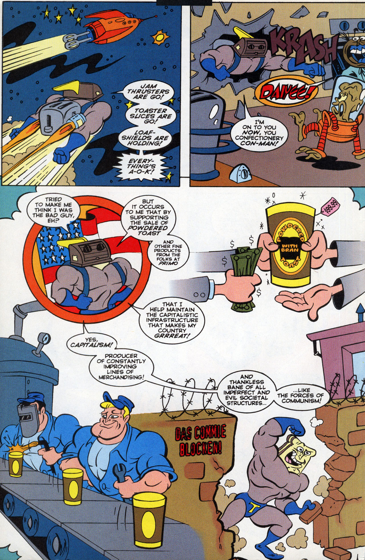 Read online The Ren & Stimpy Show Special: Powdered Toastman's Cereal Serial comic -  Issue # Full - 45