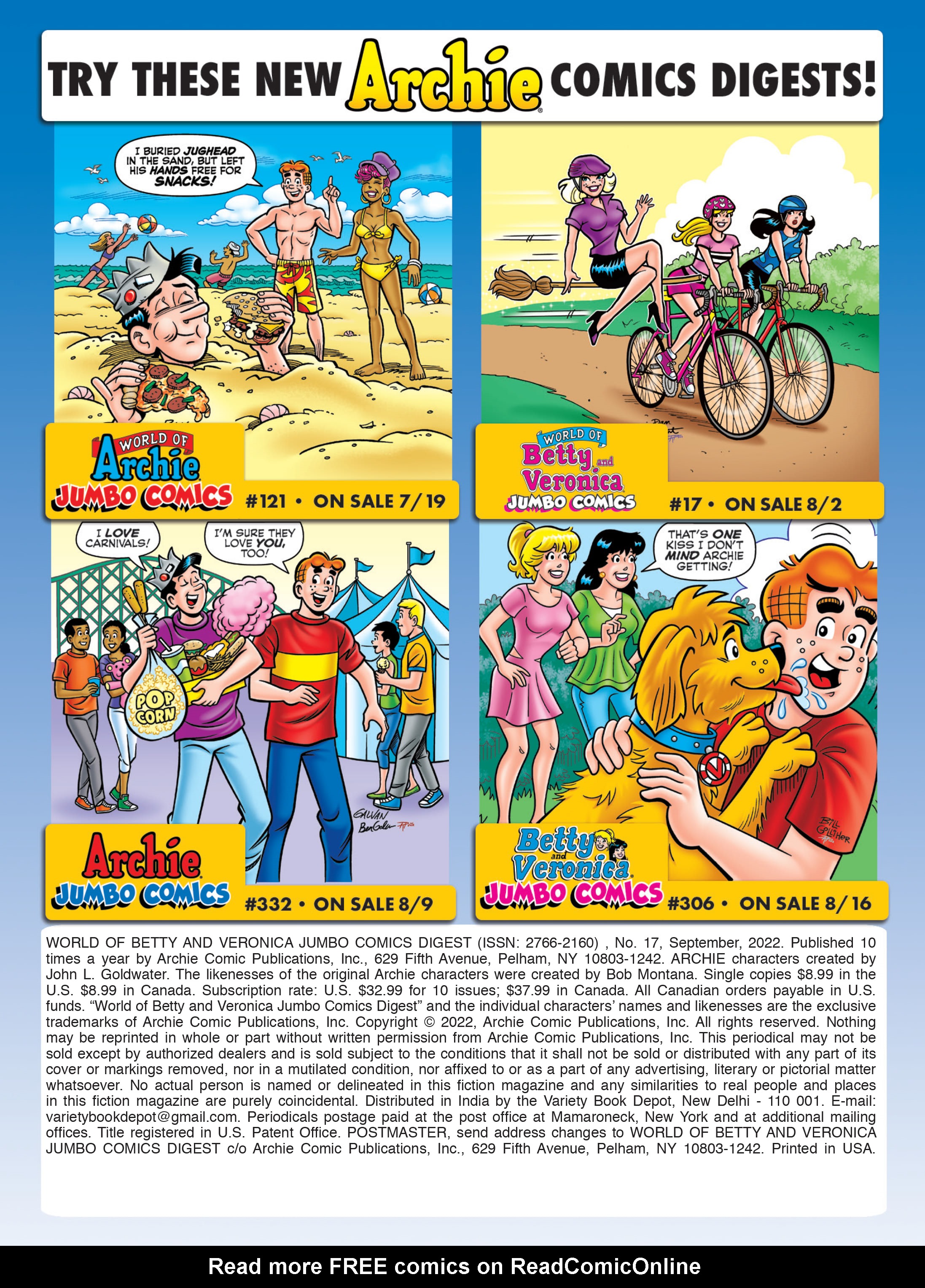 Read online World of Betty & Veronica Digest comic -  Issue #17 - 180