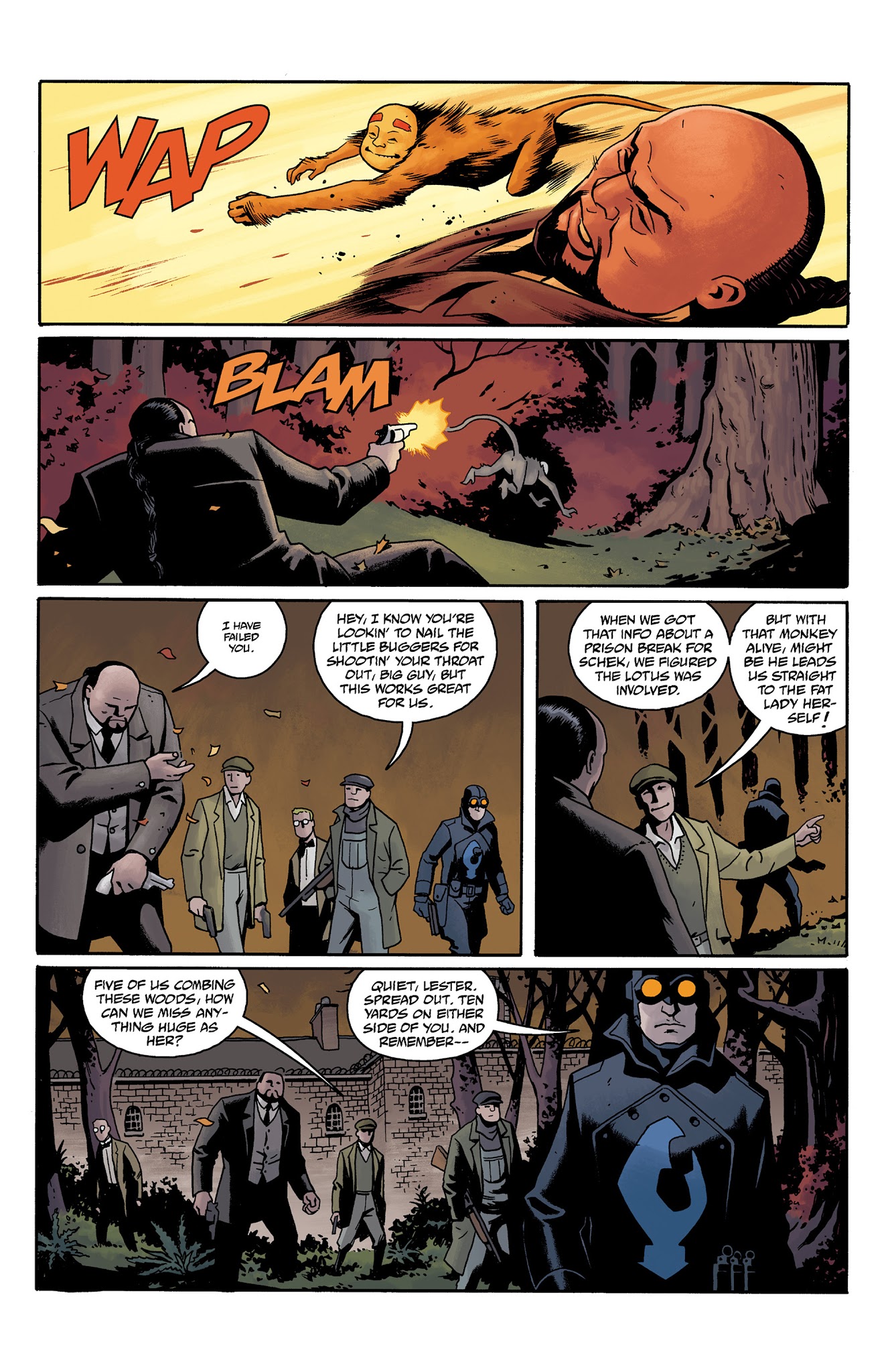 Read online Lobster Johnson: Mangekyō comic -  Issue # Full - 7